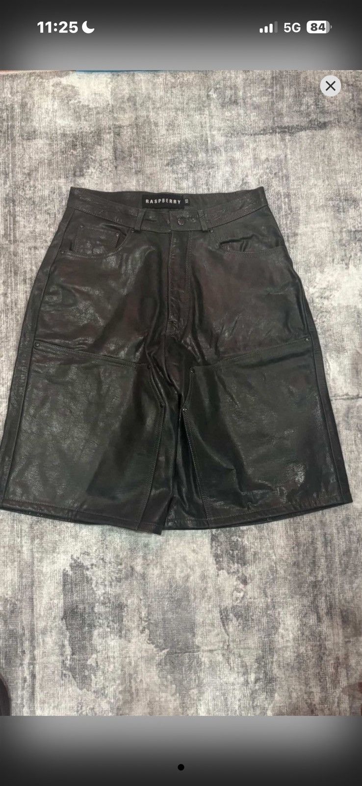 GV Gallery Double Knee Leather Jorts