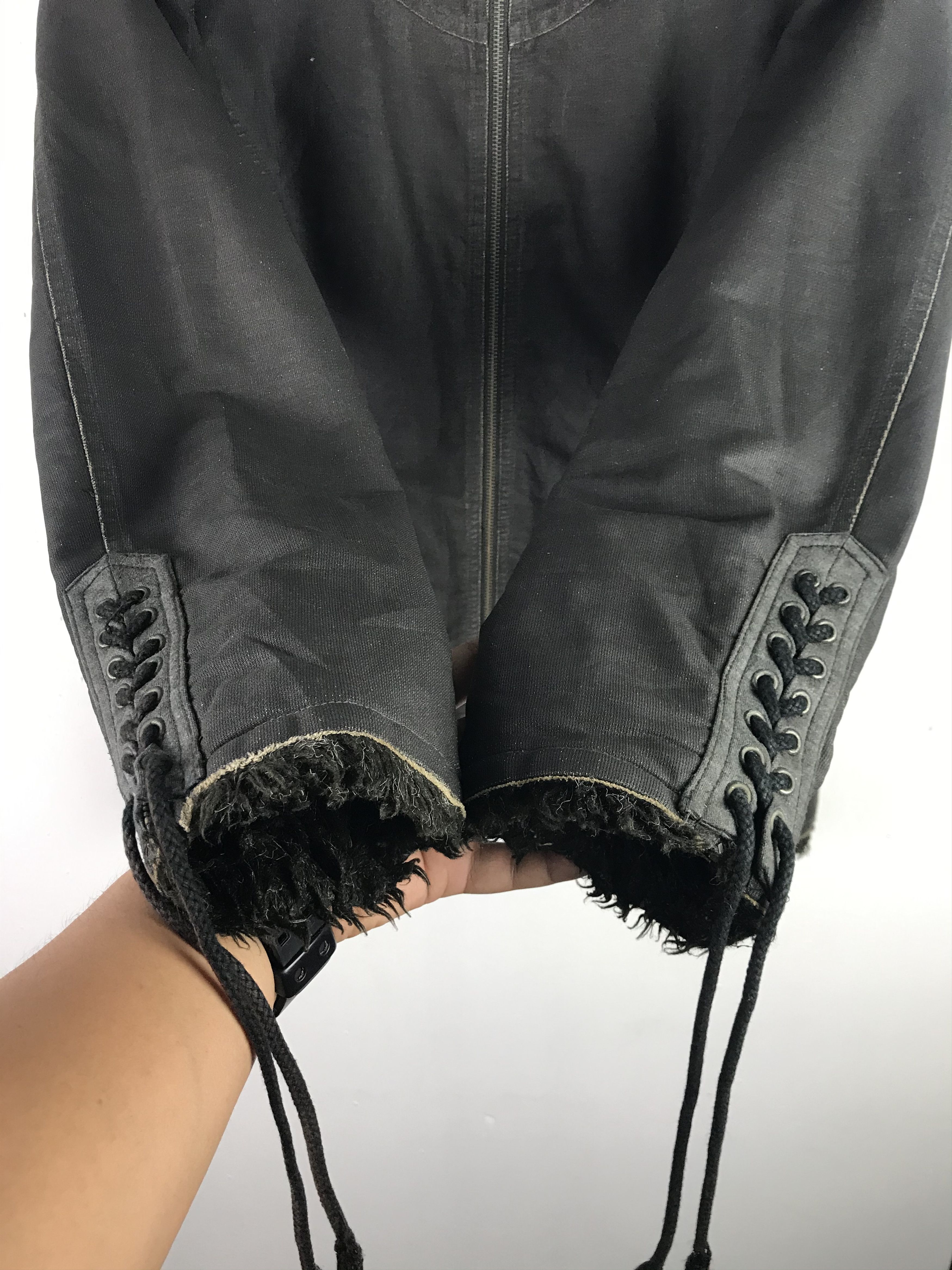 If Six Was Nine × Japanese Brand × Vintage Vintage Avant Garde Punk Rock Design Mohair Jacket Size US L / EU 52-54 / 3 - 7 Thumbnail