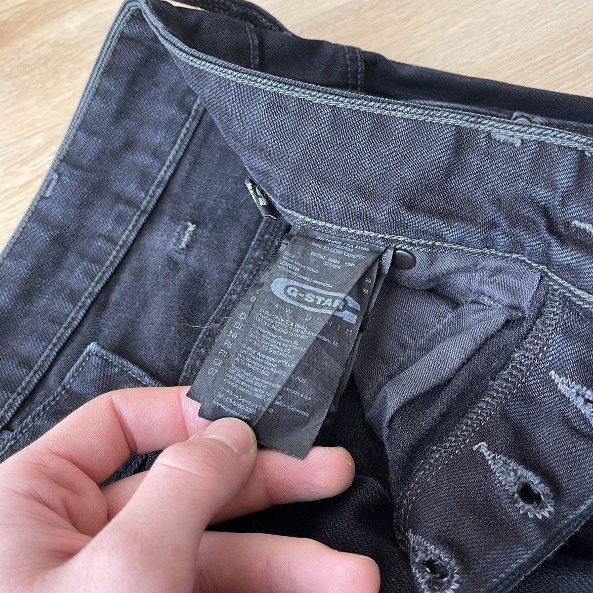 G-Star Vintage G Star Raw Distressed Knee Denim Jeans y2k drip Size US 30 / EU 46 - 12 Thumbnail