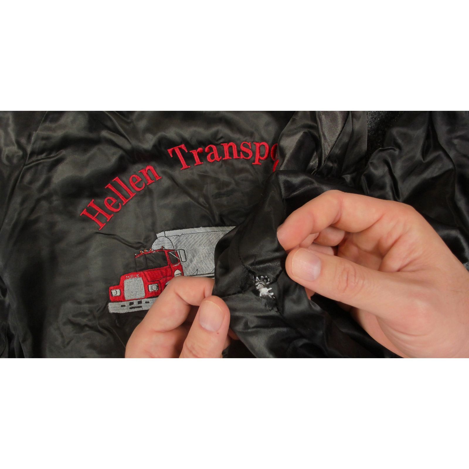 Vintage King Louie Vintage 70s Mack Truck Satin Bomber Jacket L Size US L / EU 52-54 / 3 - 10 Thumbnail