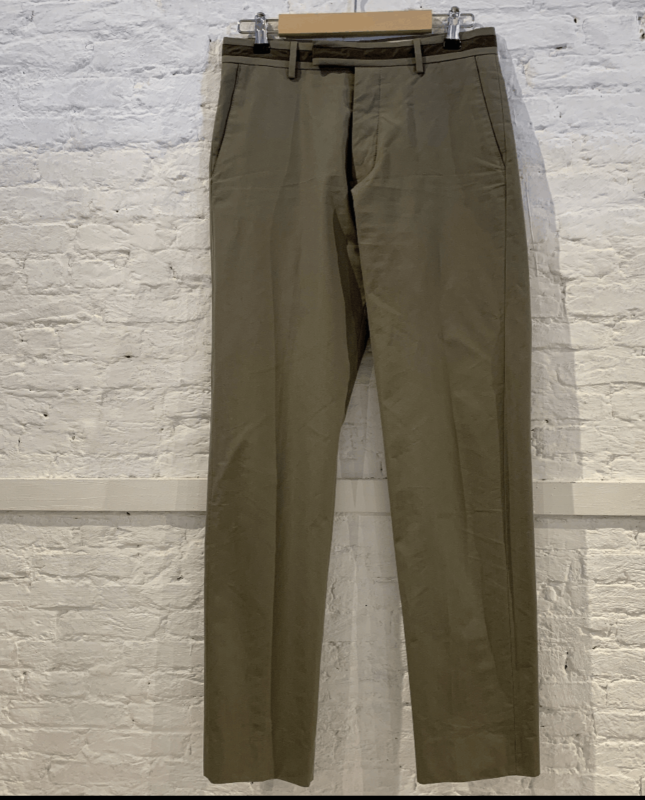 Helmut Lang 90s Helmut Lang Waxed Nylon Ribbon Waistband trousers Size US 30 / EU 46 - 2 Thumbnail