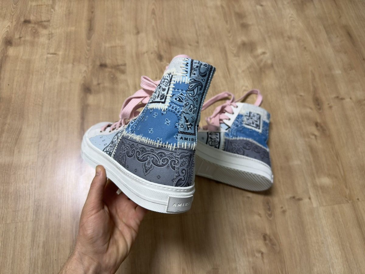 Amiri Amiri Sunset Bandana High 'Patchwork - Light Blue Size US 10 / EU 43 - 2 Thumbnail