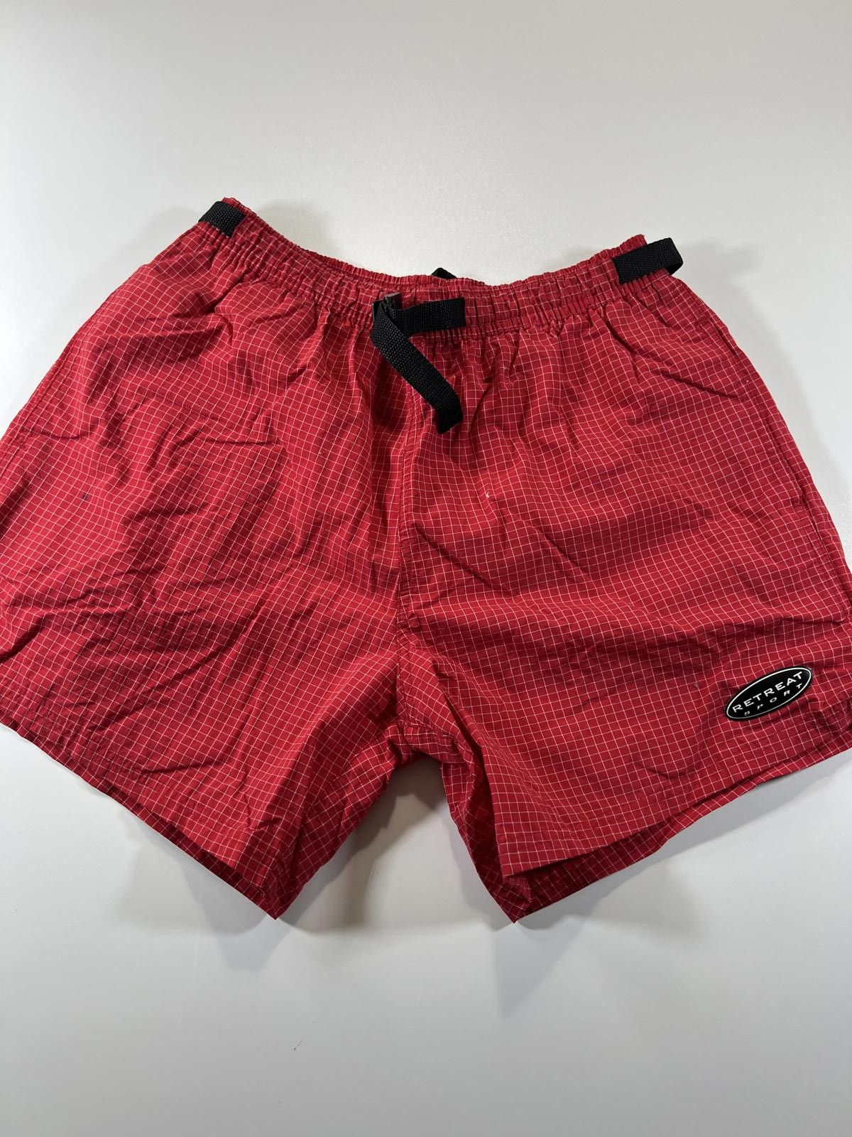 Other Vintage Retreat Sport Red Checkered Shorts Size US 32 / EU 48 - 1 Thumbnail