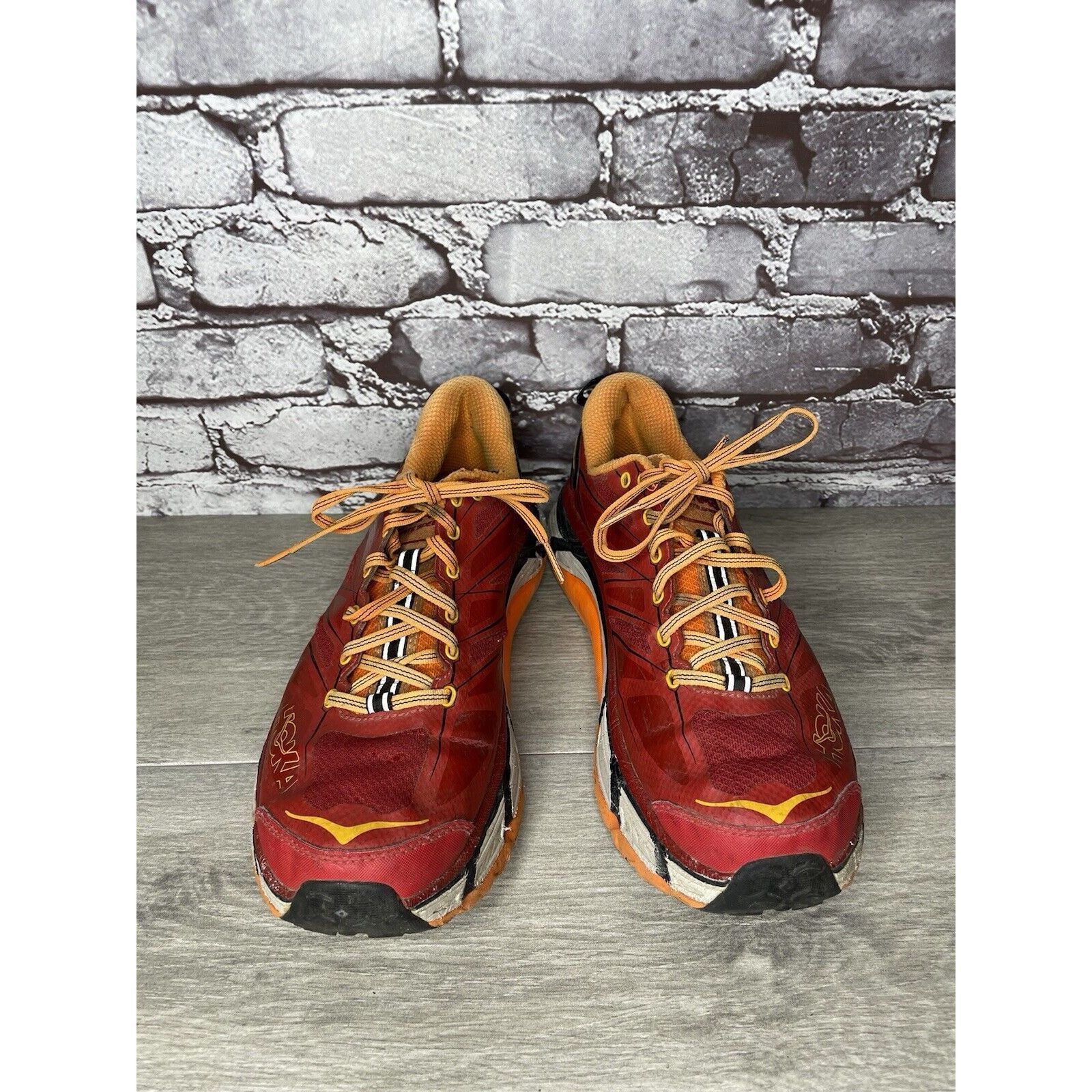 Hoka Hoka One Vibram Mafate Speed 2 Red Synthetic Running Shoes M Size US 9.5 / EU 42-43 - 24 Thumbnail