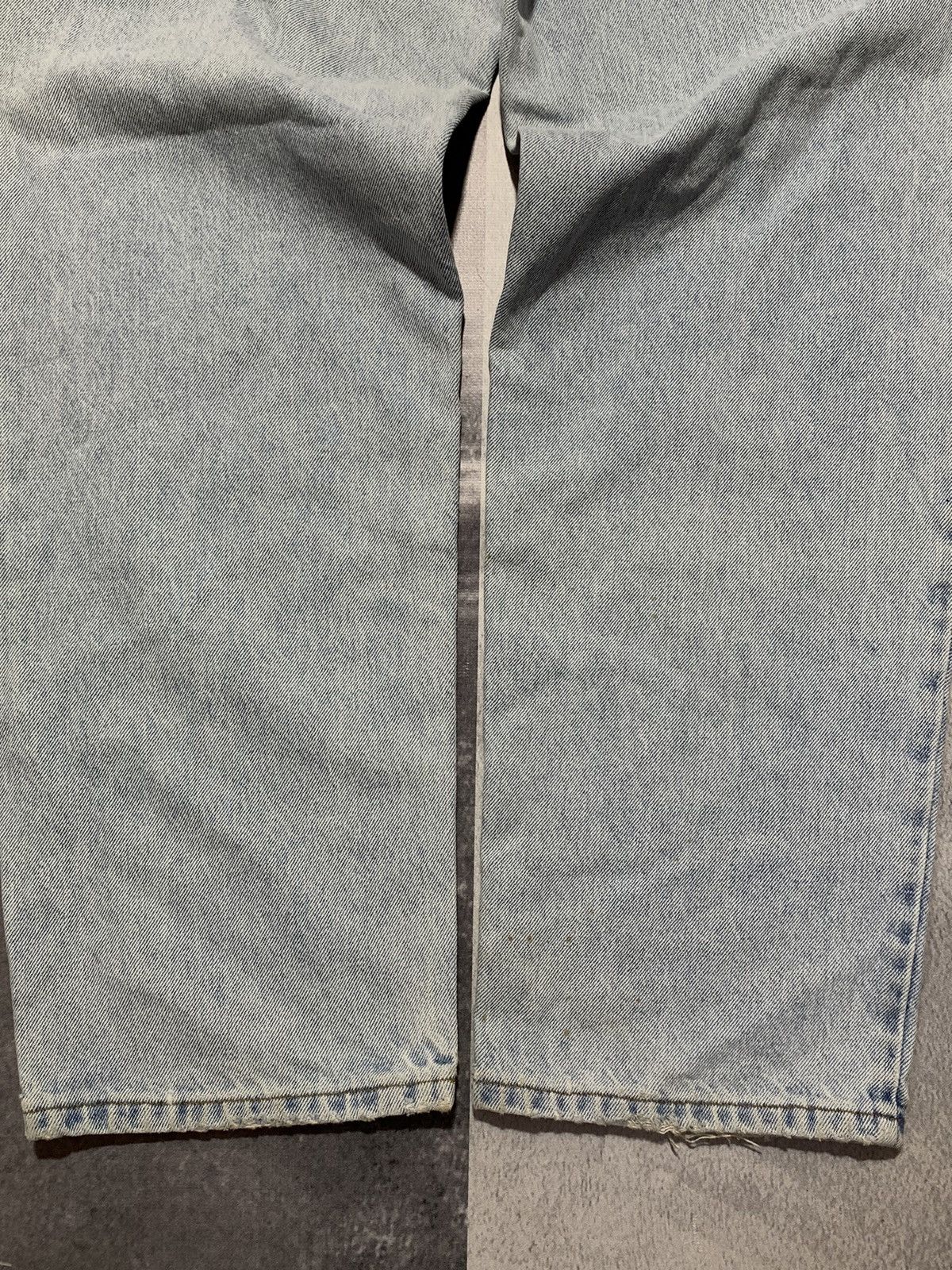 Calvin Klein × Vintage Vintage 90s Made in USA Calvin Klein wide blue jeans size 38 Size US 38 / EU 54 - 4 Thumbnail