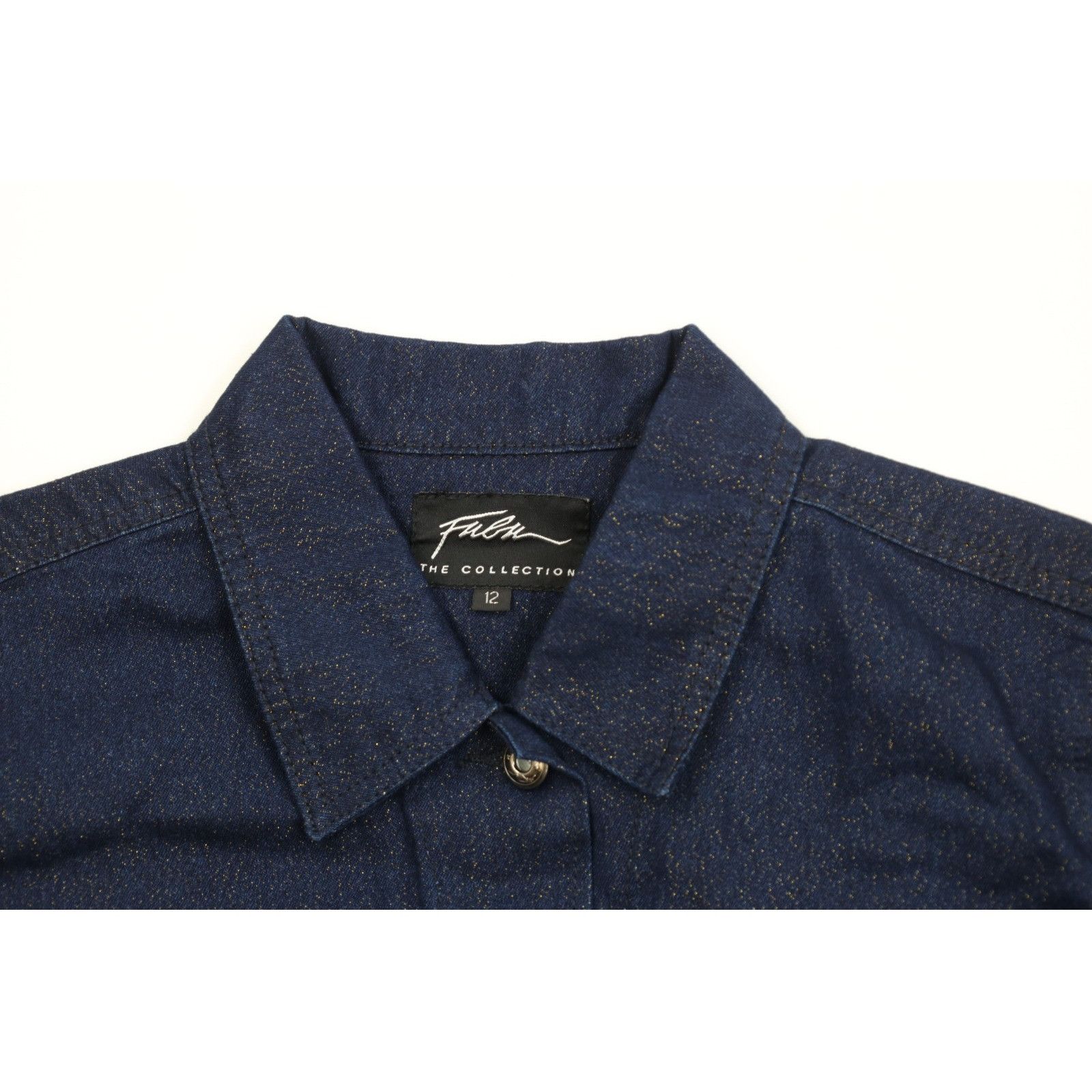 Fubu Vintage 90s Y2K FUBU Babydoll Metallic 2 Piece Denim Suit Size XL / US 12-14 / IT 48-50 - 3 Thumbnail
