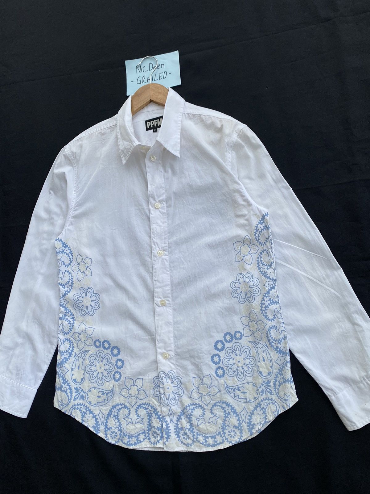 PPFM Rare PPFM White Button Shirt Size US S / EU 44-46 / 1 - 3 Thumbnail