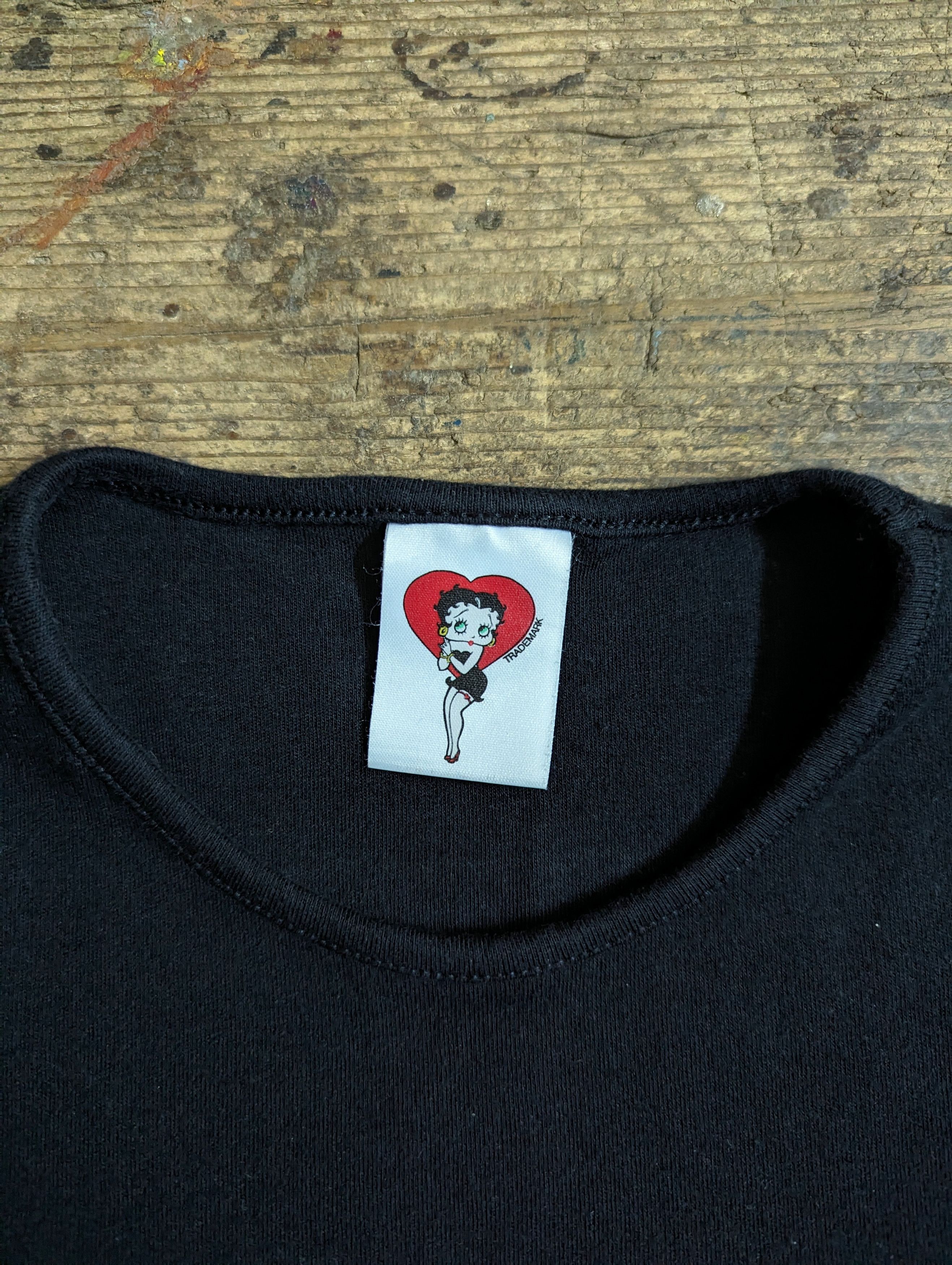 Vintage 2006 Betty Boop Glitter Details T Shirt Top Size M / US 6-8 / IT 42-44 - 4 Thumbnail