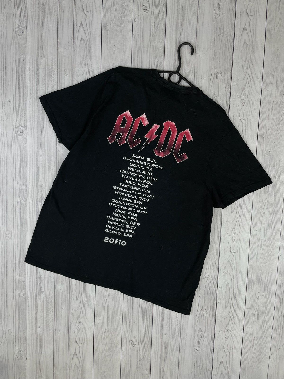 AC/DC Vintage AC/DC rock tee rare size L big logo Shoot to thrill Size US L / EU 52-54 / 3 - 2 Thumbnail