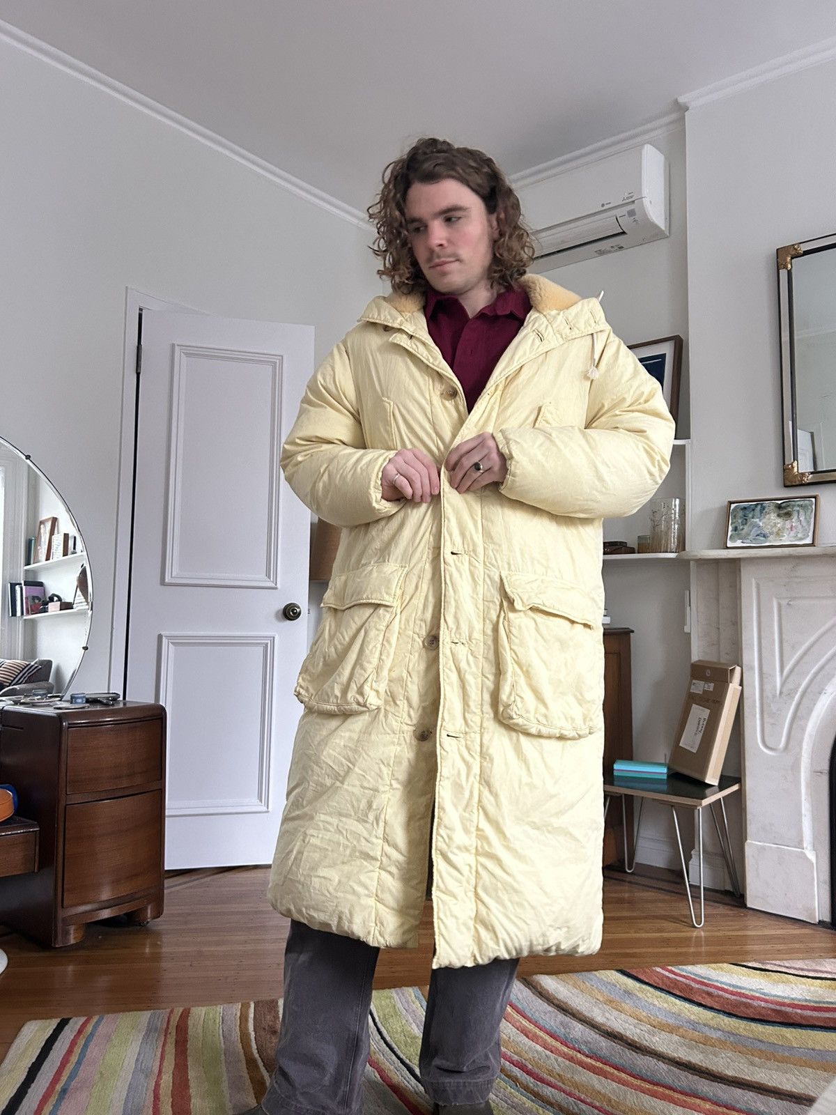 Marni FW 19, Down Coat - Shearling Hood Size US M / EU 48-50 / 2 - 4 Thumbnail