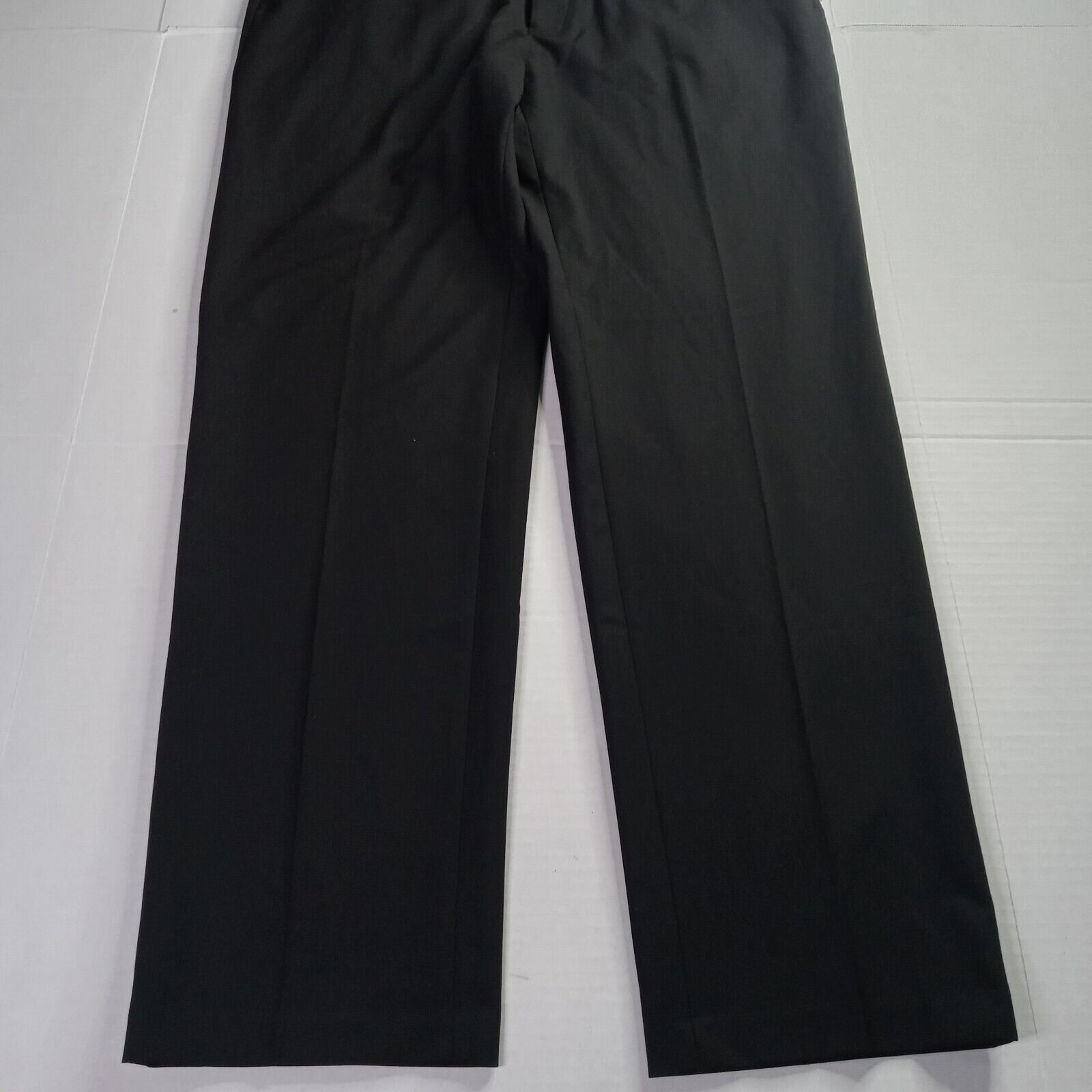 Haggar Haggar Dress Pants Men's 36x32 Black Straight Fit Flat Front Size US 36 / EU 52 - 3 Thumbnail