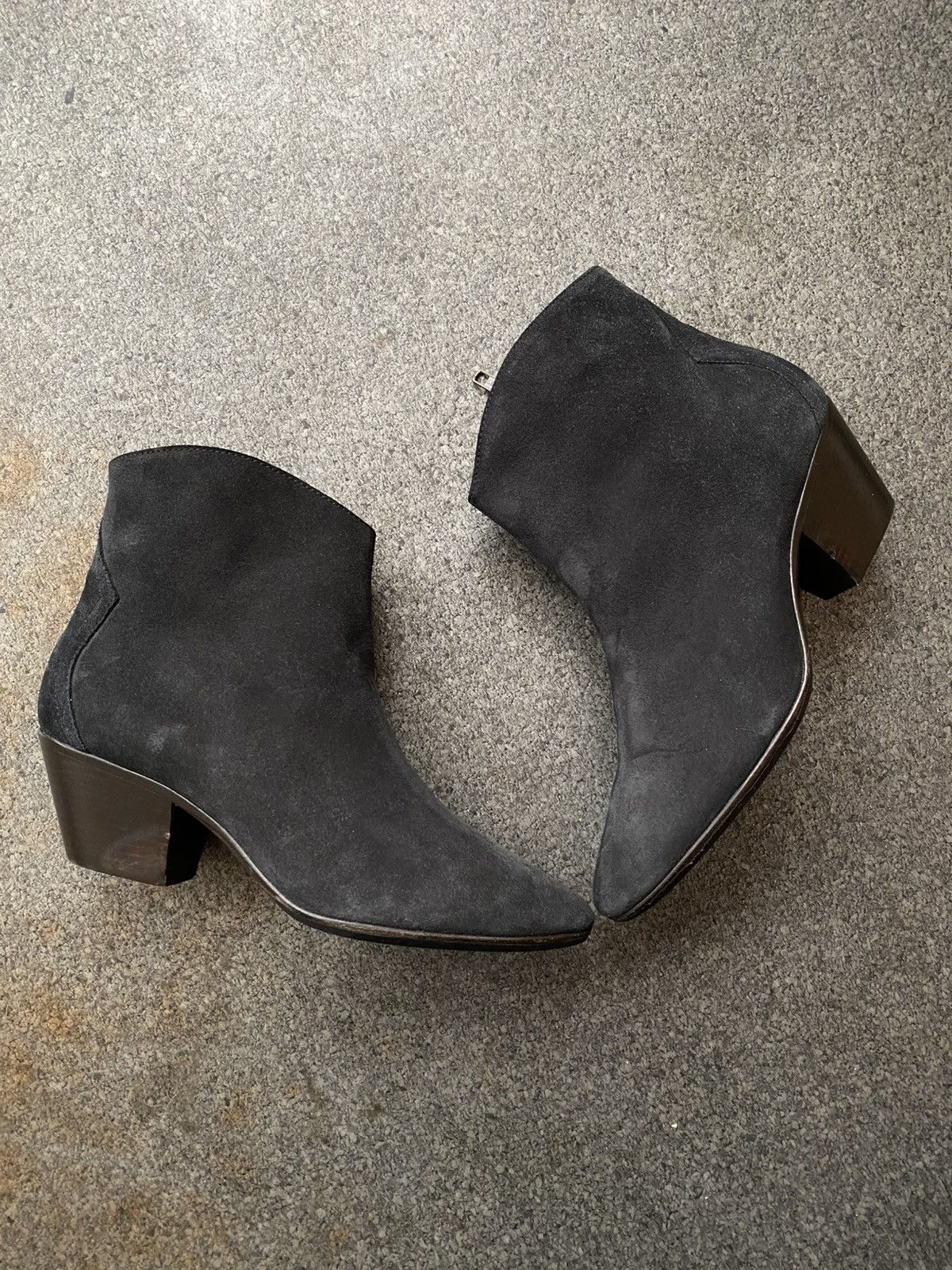 Isabel Marant × Isabel Marant Etoile × Vintage Isabel Marant Dacken $660 Suede Heel Western Cowboy Boots Size US 8 / IT 38 - 3 Thumbnail