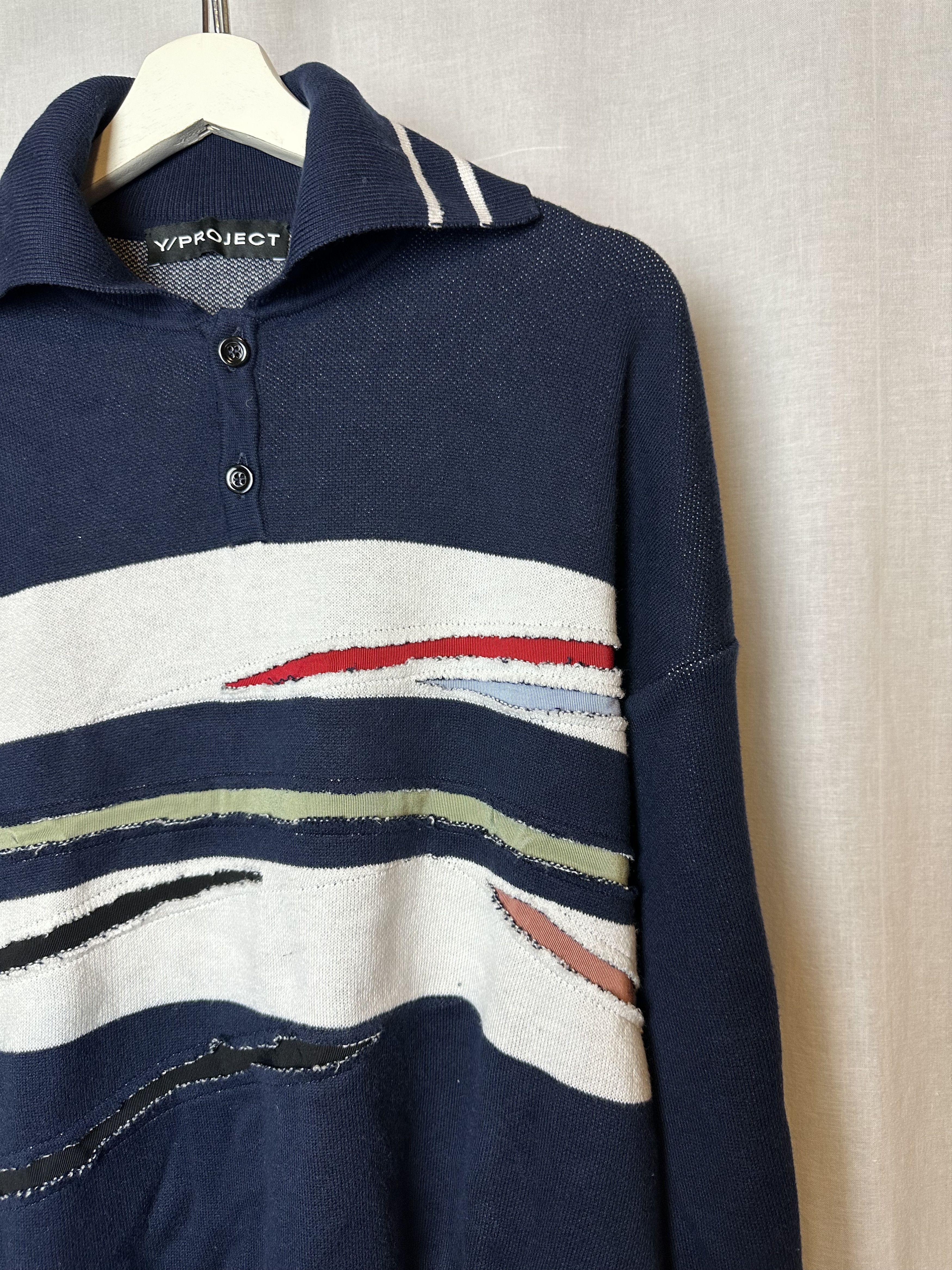 Y/Project slash polo sweater Size US XS / EU 42 / 0 - 2 Thumbnail