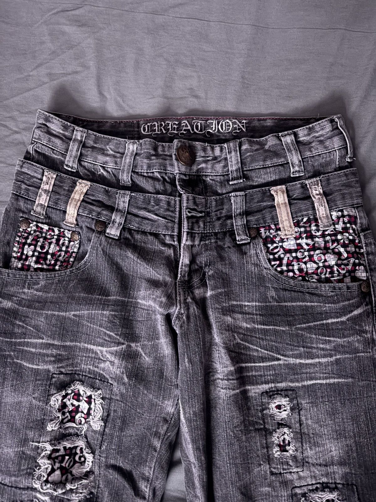 Japanese Brand Double Waisted Japanese Brand Denim Size US 29 - 1 Thumbnail