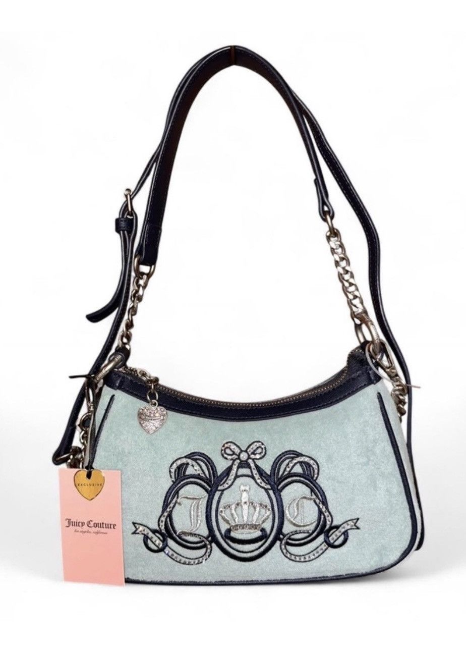 Juicy Couture Juicy Couture Juicy Lovers Club Shoulder Bag Blue Size ONE SIZE - 1 Thumbnail