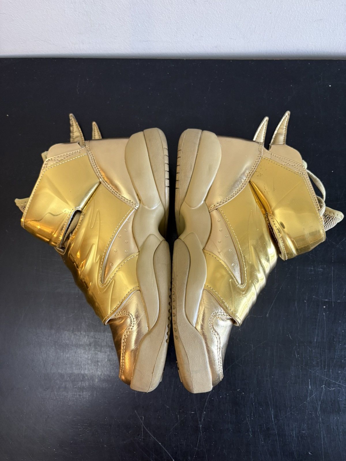 Adidas × Jeremy Scott adidas JS Jeremy Scott Wings 3.0 Metallic Gold Size US 5.5 / EU 38 - 3 Thumbnail