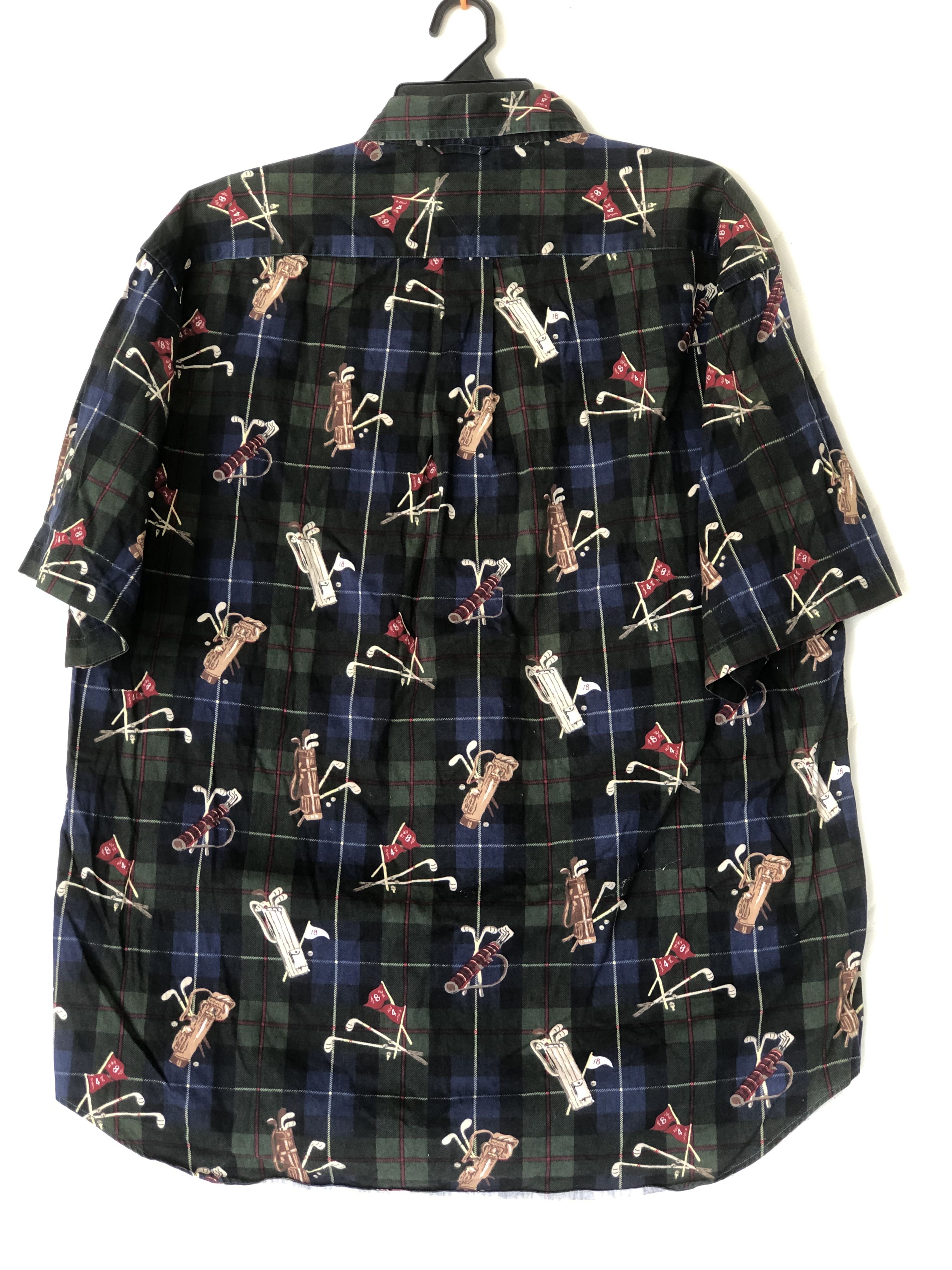 Tommy Hilfiger Vintage TOMMY HILFIGER Overprint Button Shirt Size US XL / EU 56 / 4 - 7 Thumbnail