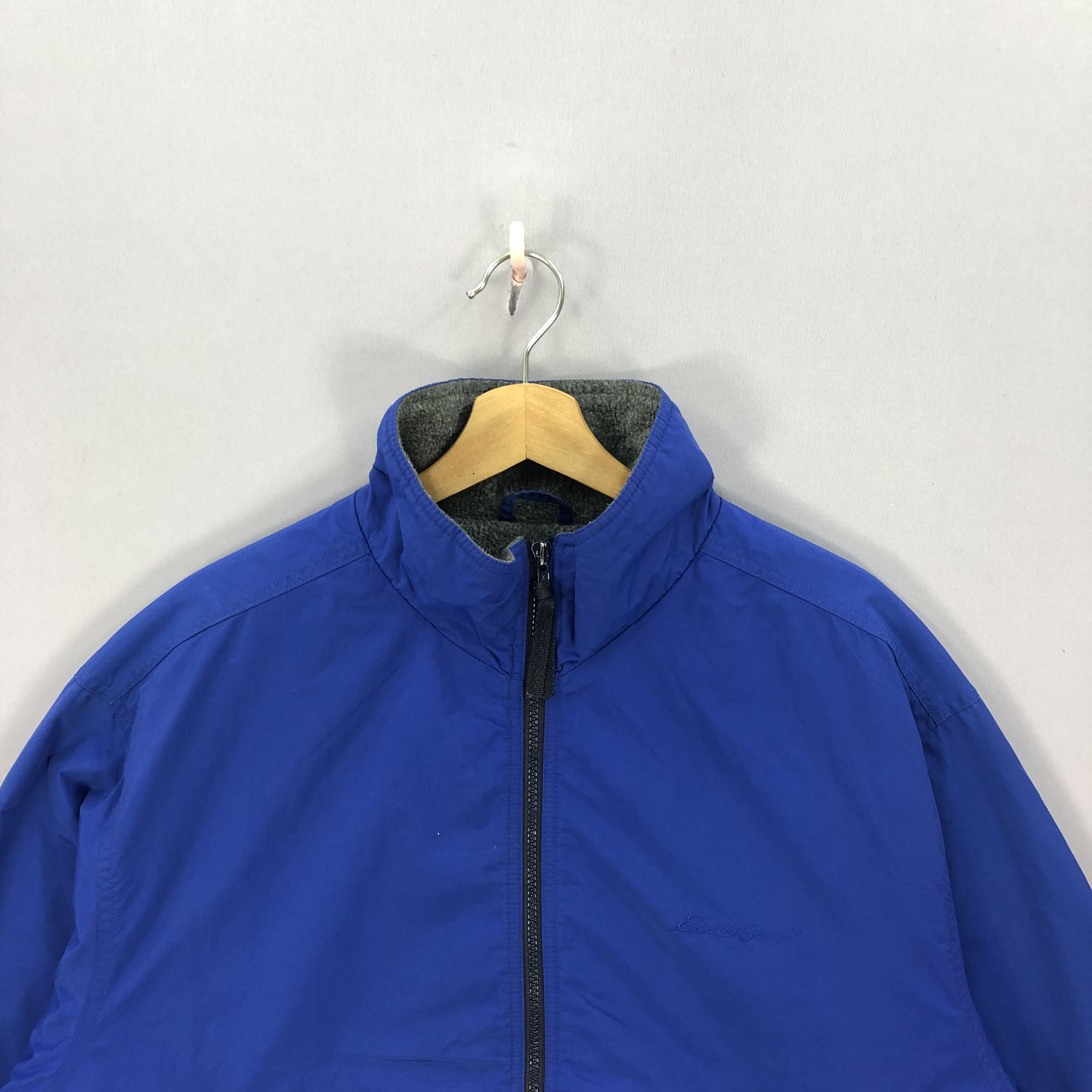 Eddie Bauer Eddie Bauer Blue Polartec Jacket Windbreaker Fleece Jackets Size US XL / EU 56 / 4 - 4 Thumbnail