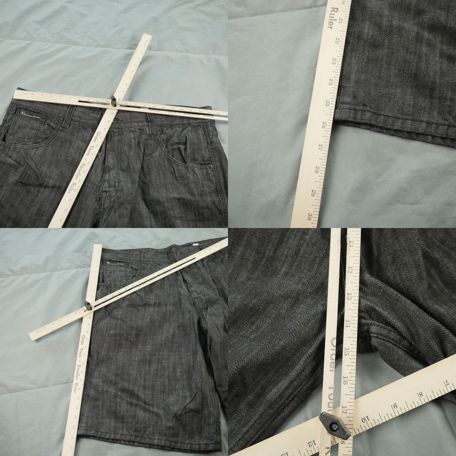 Rocawear Rocawear Shorts Mens 44 Black Denim Original Fit Streetwear Long Relaxed Logo Size US 44 / EU 60 - 9 Thumbnail