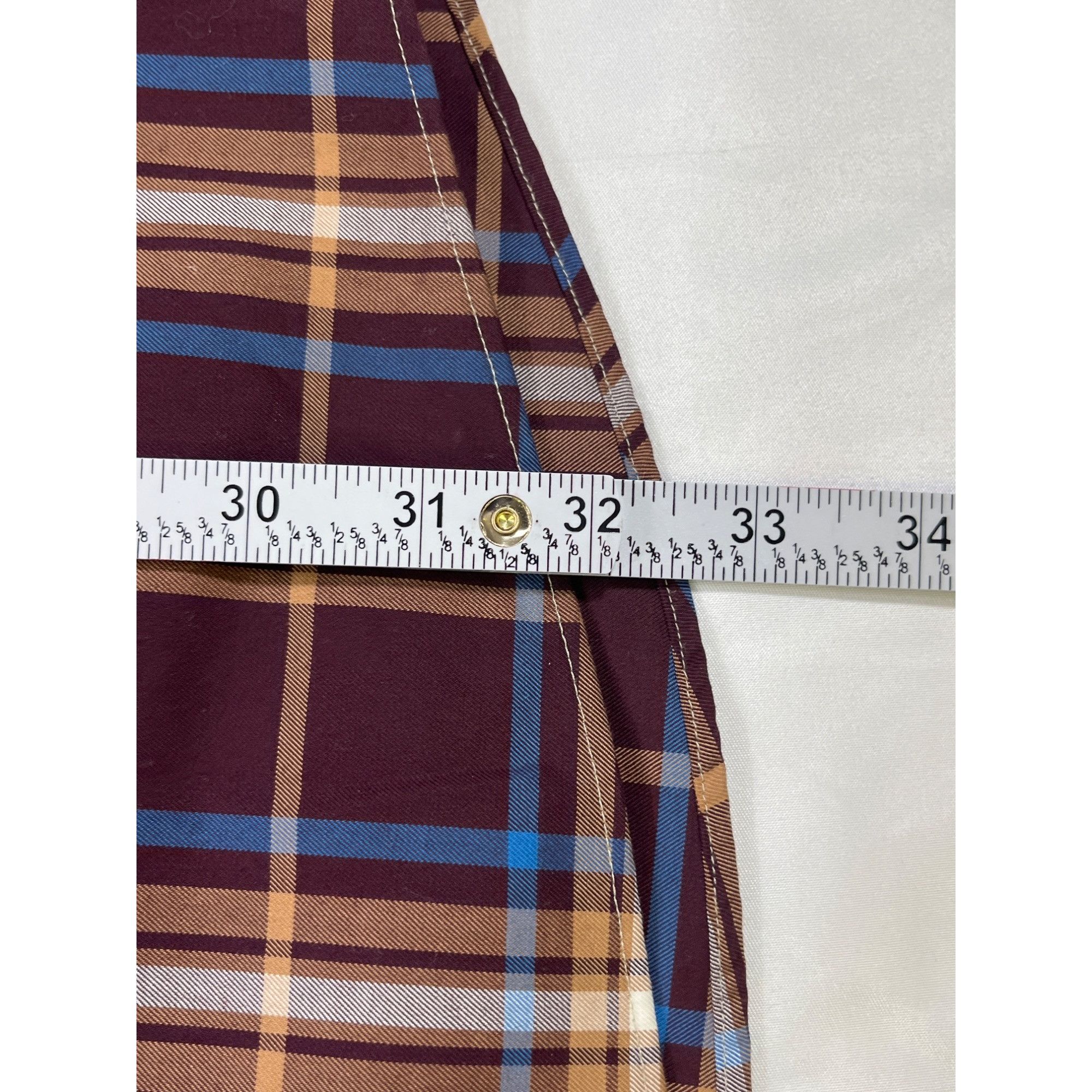 Lands' End Lands End SKU 7608 Mens Button Down Plaid Shirt Size XL Size US XL / EU 56 / 4 - 6 Thumbnail