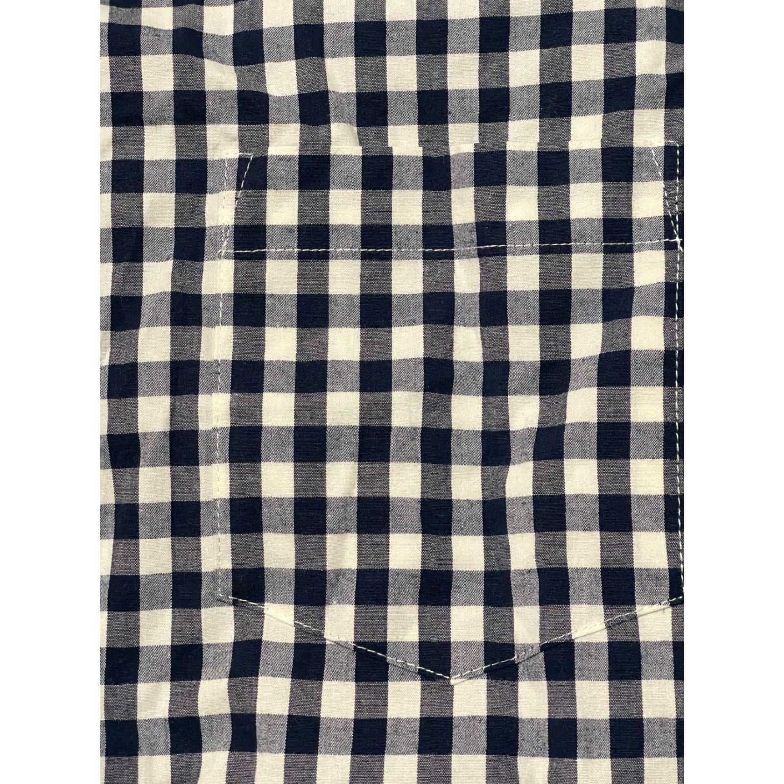 George George Shirt Mens L Blue White Plaid Button Up Long Sleeve Classic Fit Size US L / EU 52-54 / 3 - 3 Thumbnail