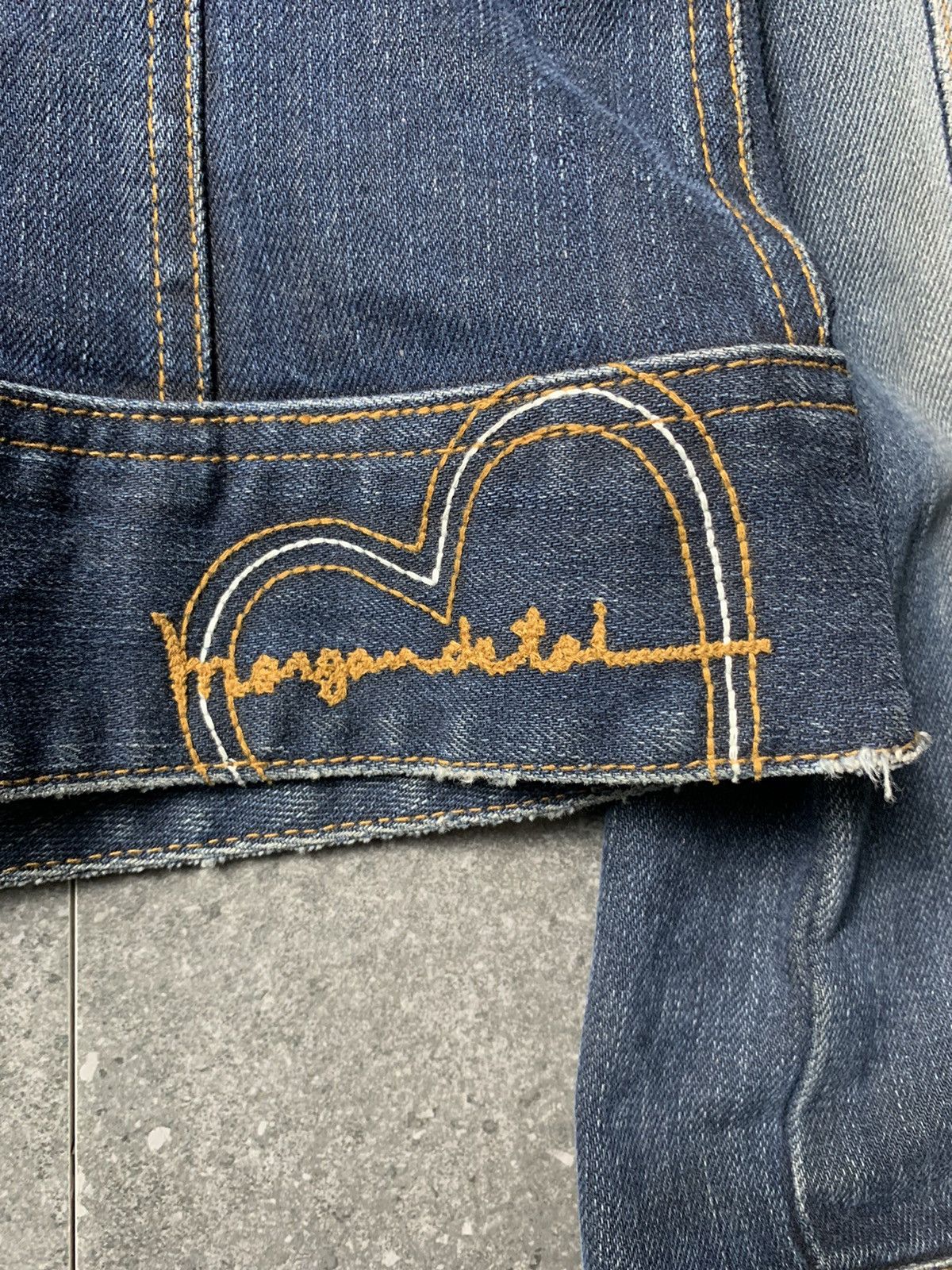 If Six Was Nine 2000s Morgan Homme Faux Fur Denim Jacket Size XS / US 0-2 / IT 36-38 - 6 Thumbnail