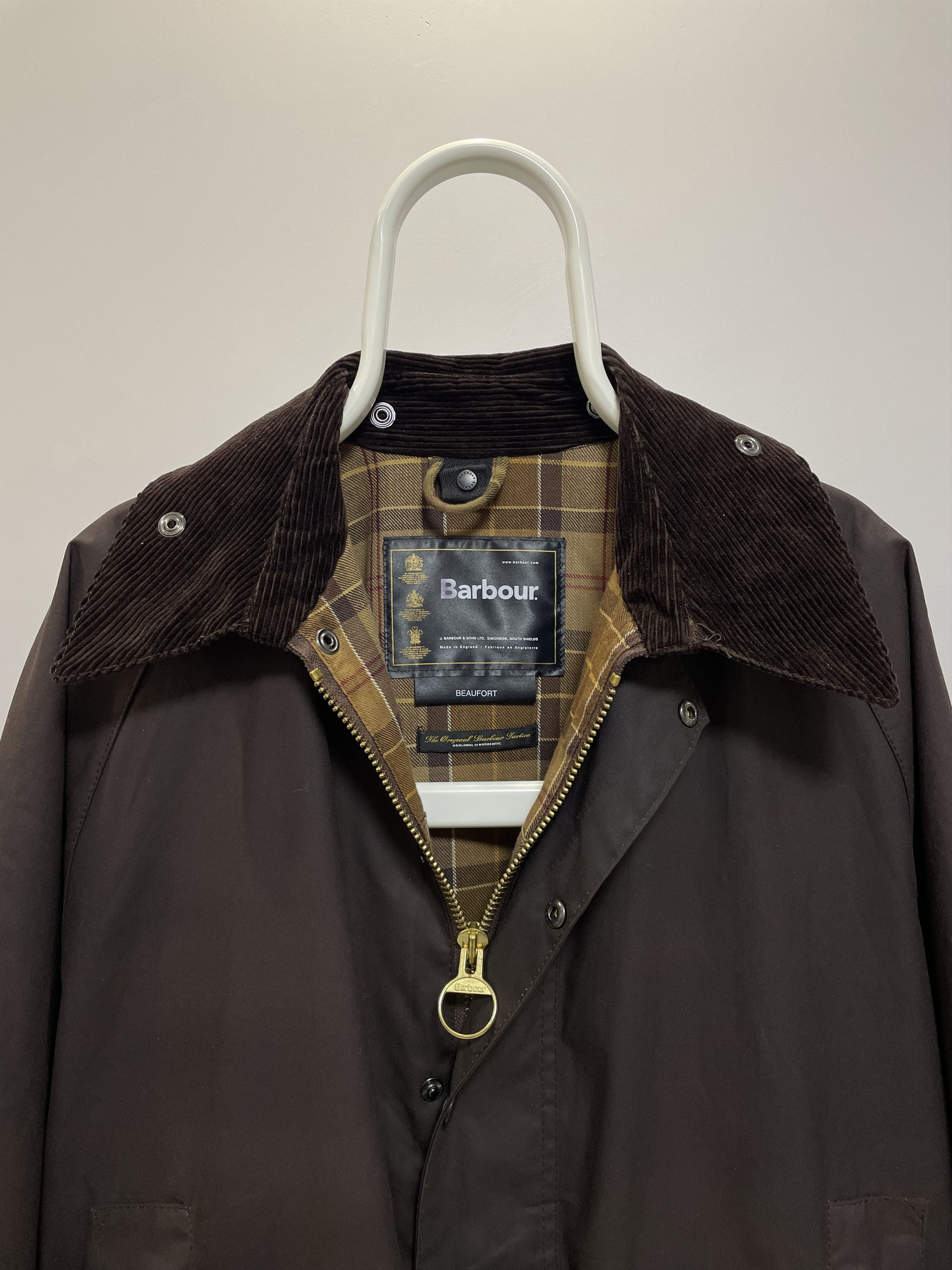 Barbour BARBOUR Beaufort Waxed Jacket Casual Hunting Coat C44/112CM Size US XL / EU 56 / 4 - 9 Thumbnail