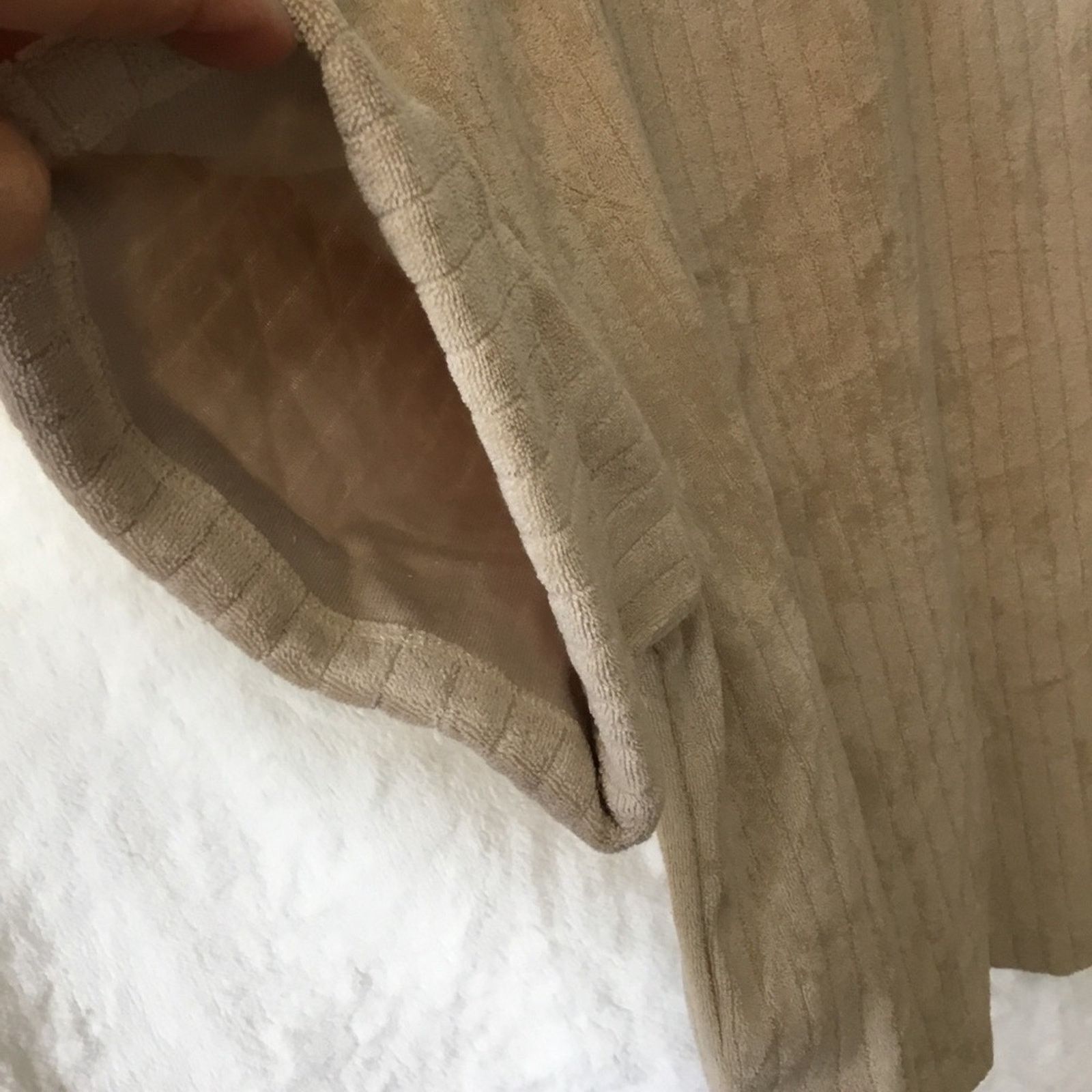 Other UpWest Beige Collared Half Button-Down Short-Sleeve Top Size L / US 10 / IT 46 - 9 Thumbnail
