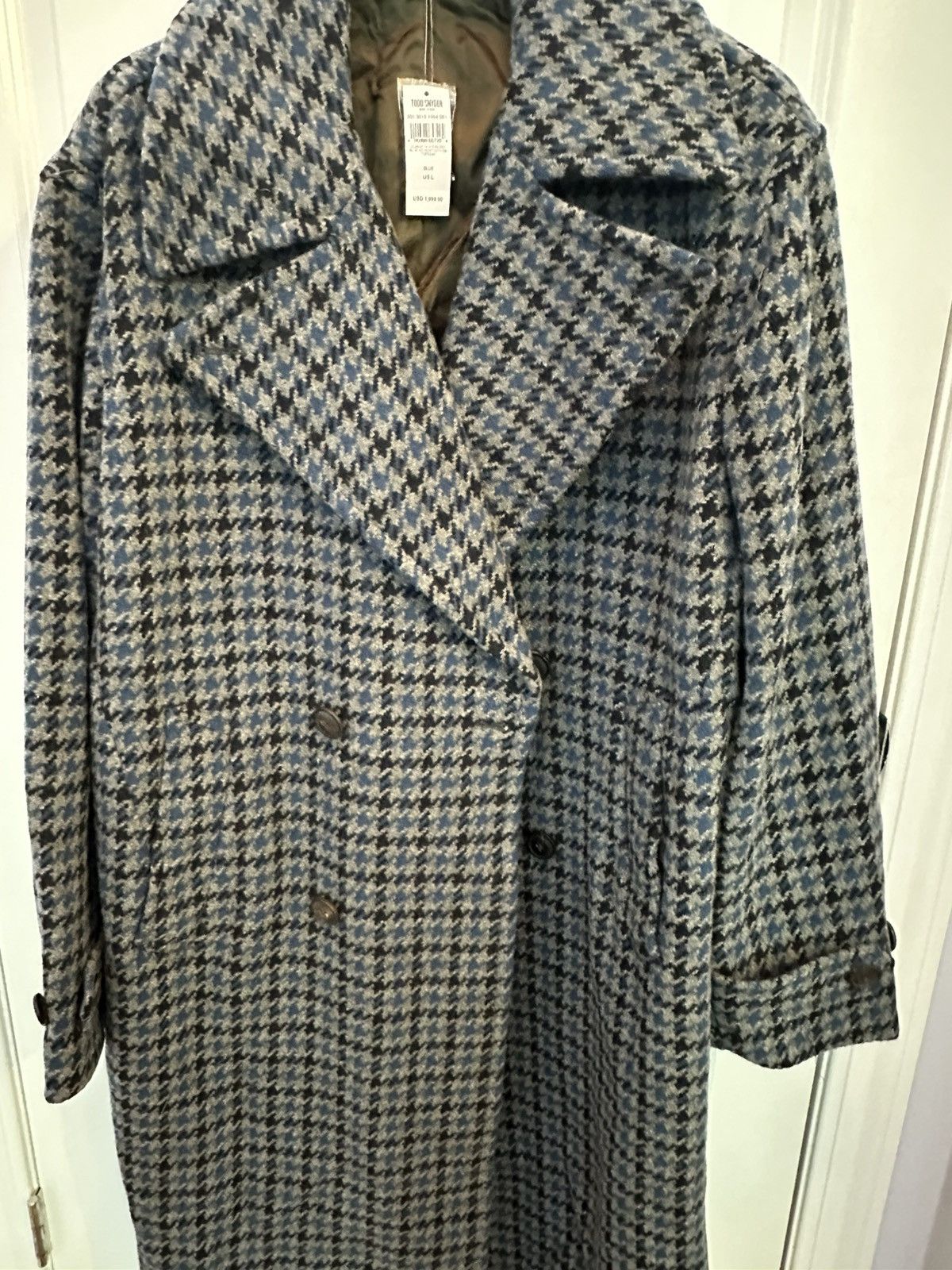 Todd Snyder Todd Snyder Italian Oversized Double Breasted Topcoat Size US L / EU 52-54 / 3 - 3 Thumbnail