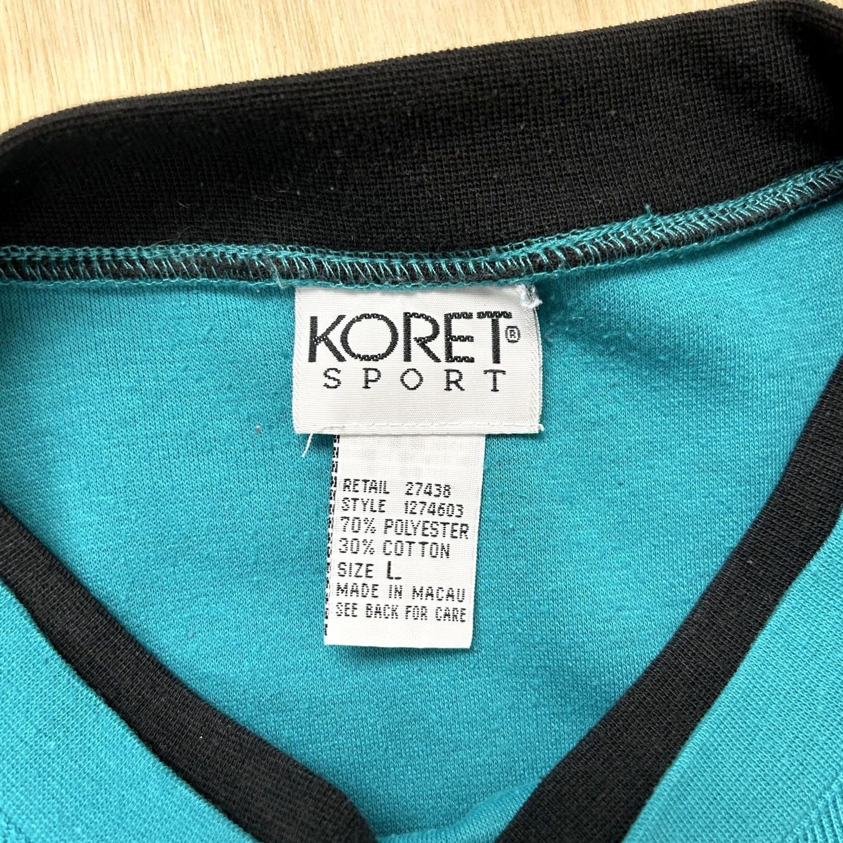 Vintage VINTAGE Koret Sport Sweatshirt Womens Large Blue Embroidered Crewneck Pullover Size L / US 10 / IT 46 - 2 Thumbnail