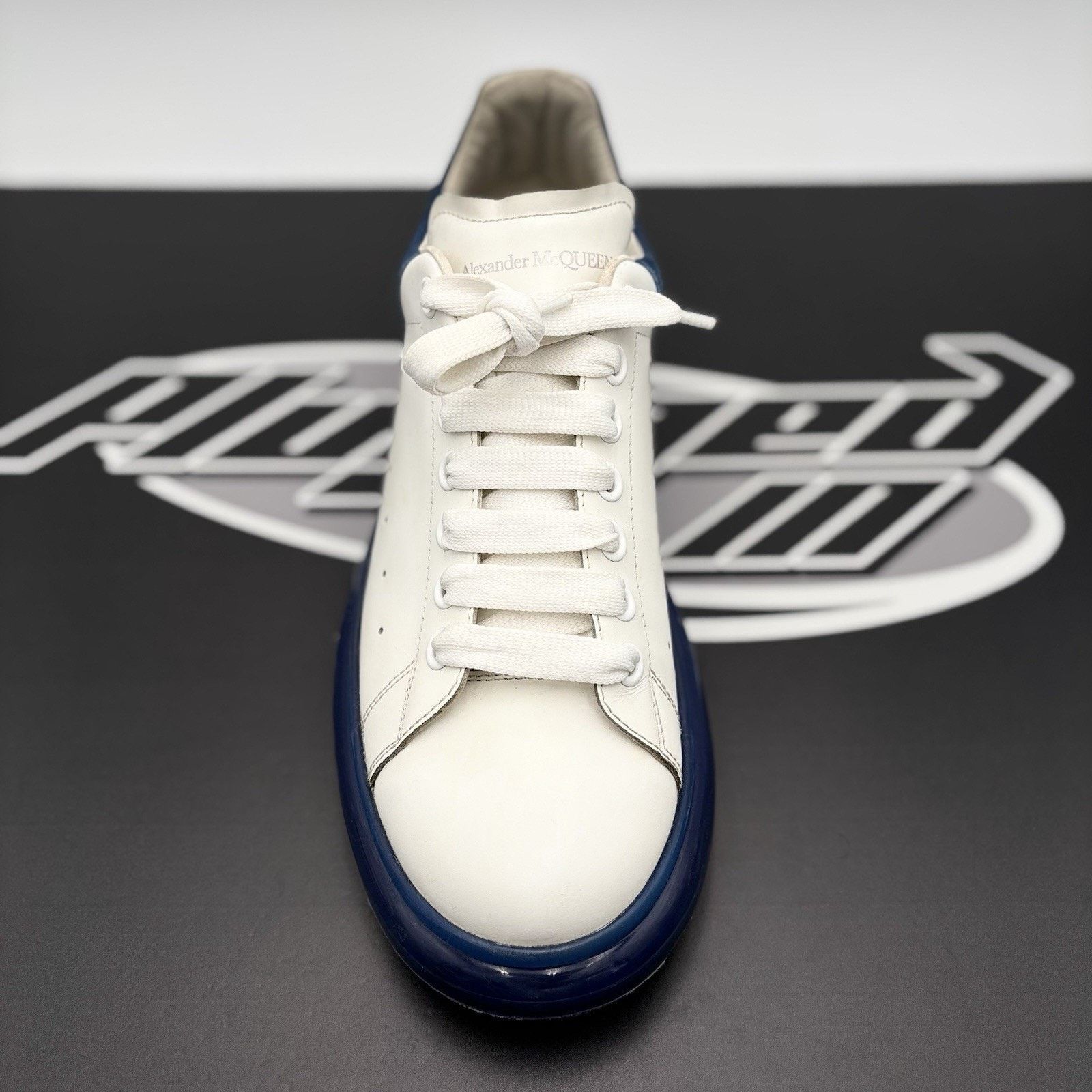 Alexander McQueen Alexander McQueen ' White, Blue Bottoms ' | GOOD CONDITION! Size US 10 / EU 43 - 5 Thumbnail