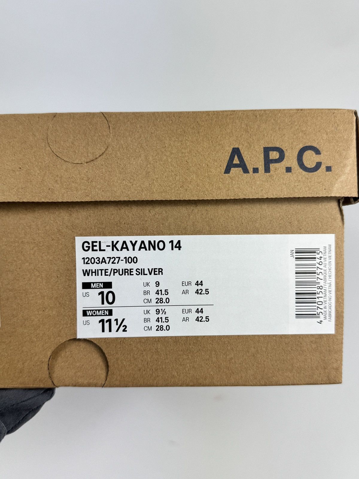 A.P.C. × Asics GEL KAYANO 14 SNEAKERS Size US 10 / EU 43 - 13 Thumbnail