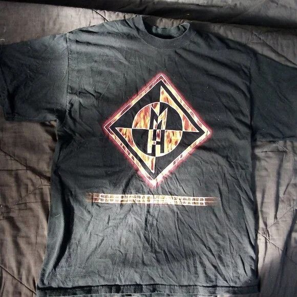 Band Tees × Vintage Vintage Machine Head Supercharger T-Shirt Size US XL / EU 56 / 4 - 2 Thumbnail