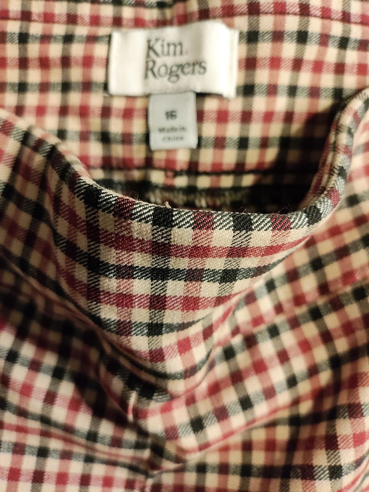Other Kim Rogers Women's Checked Casual Pants Size 38" / US 16 / IT 52 - 5 Thumbnail