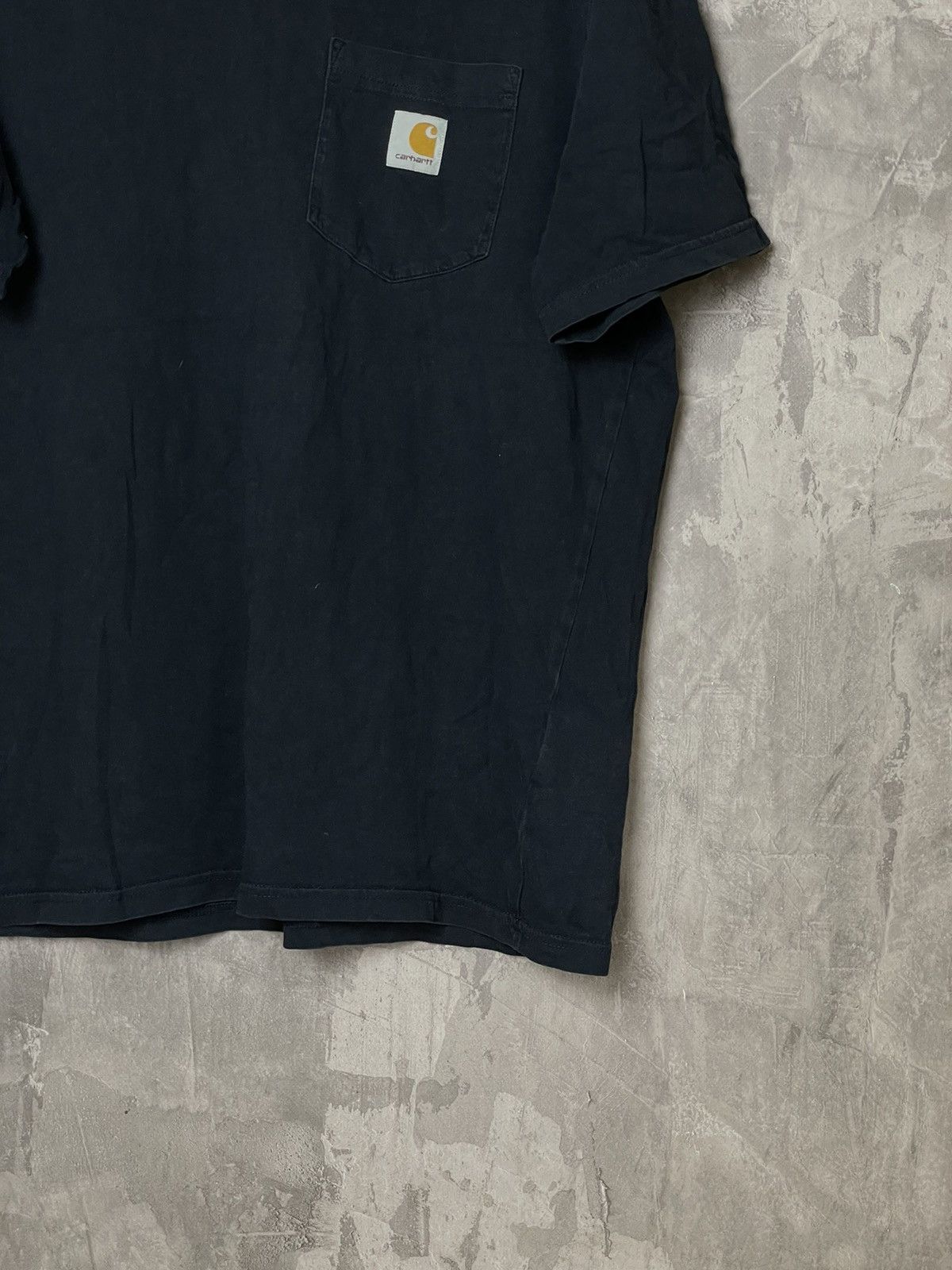Carhartt × Vintage Crazy Vintage Carhartt Pocket T Shirt Faded Black Grunge Size US M / EU 48-50 / 2 - 6 Thumbnail