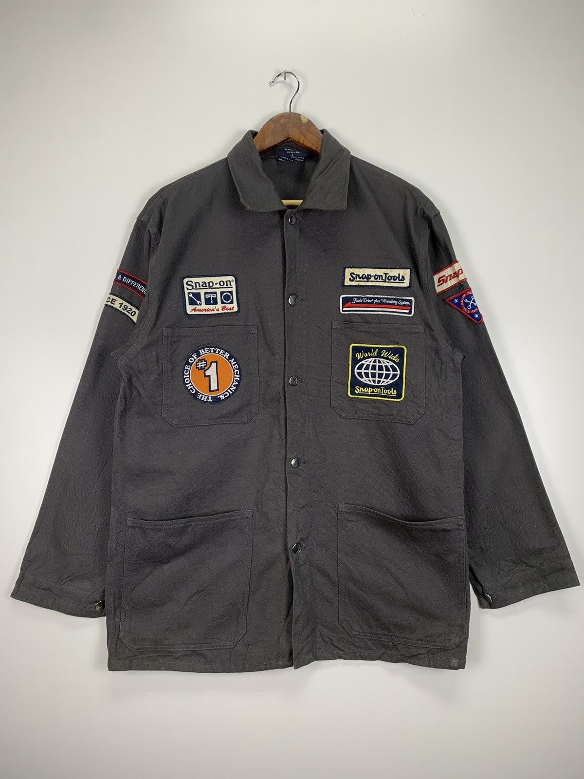 Vintage Vintage Snap-on tools Chore jacket patch design Size US L / EU 52-54 / 3 - 3 Thumbnail