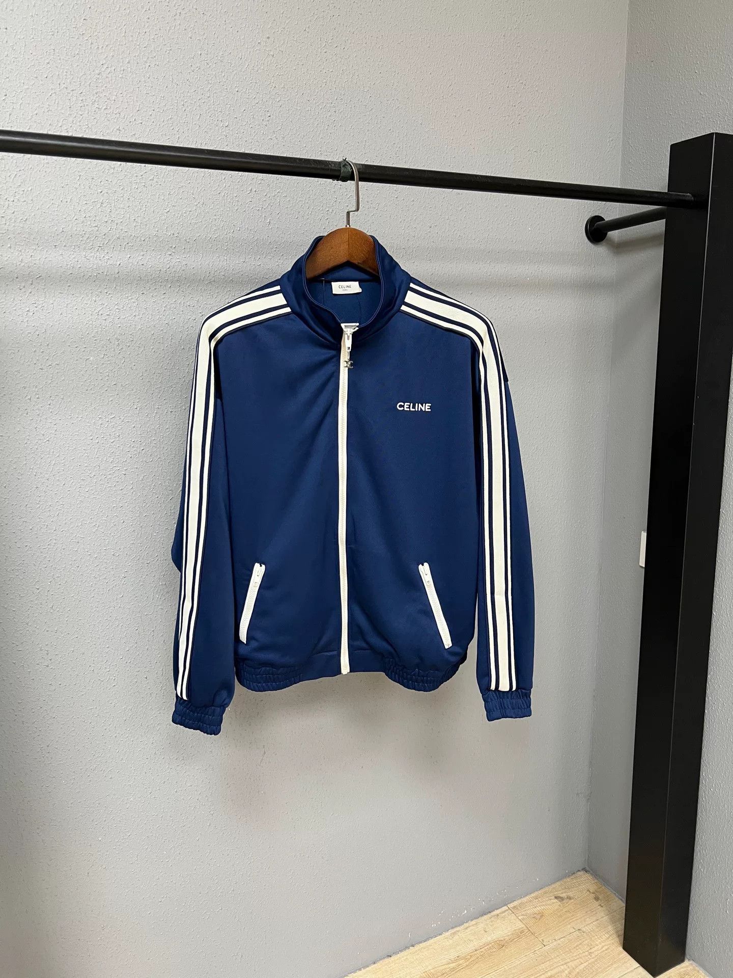 Celine Celine Blue School Jacket Size S Size US S / EU 44-46 / 1 - 1 Thumbnail