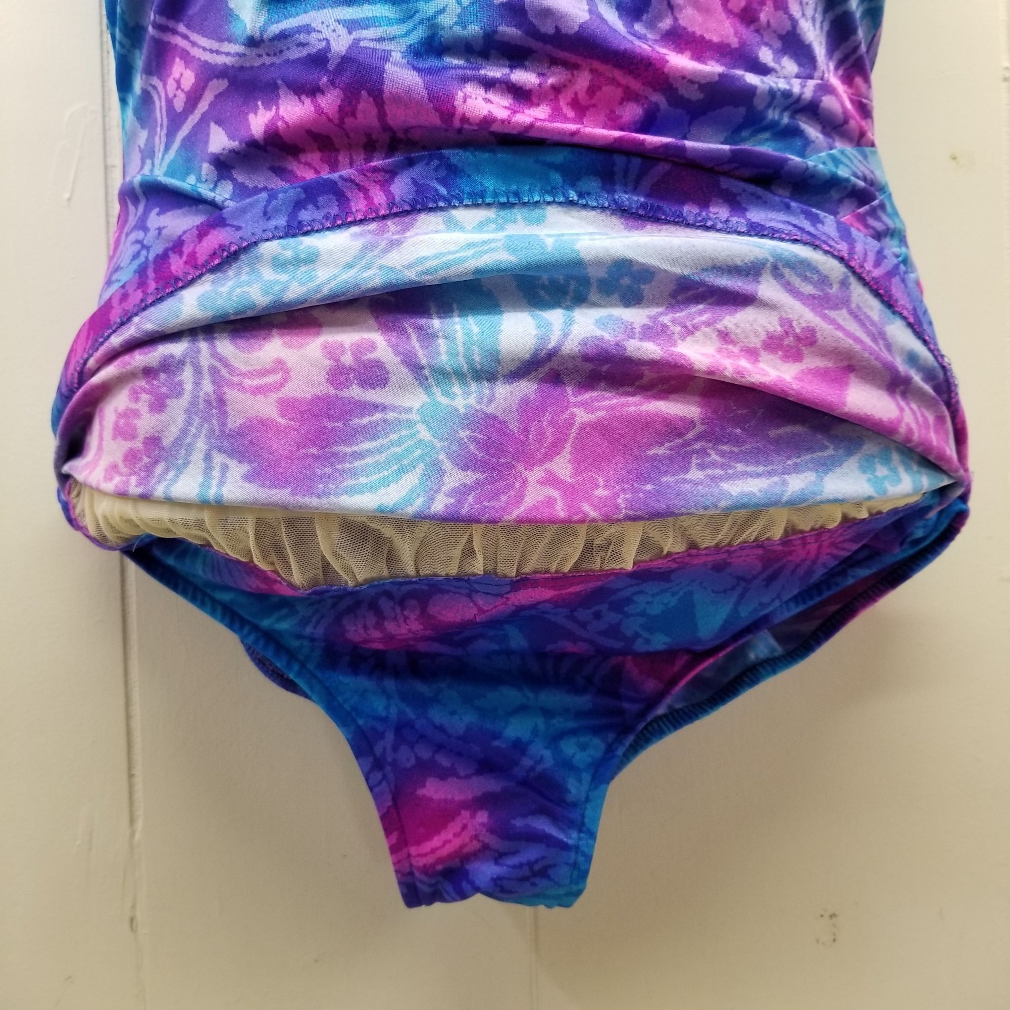 Other Maxine Hollywood Vintage 18 Bathing Suit One Pc Swim Tropica Size ONE SIZE - 5 Thumbnail