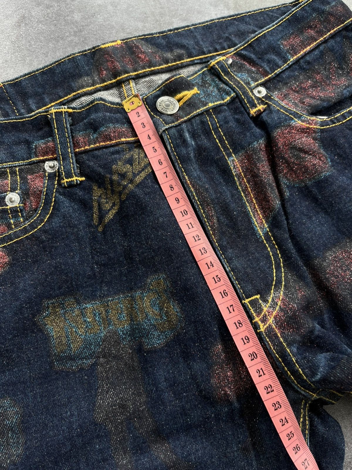 Hysteric Glamour Hysteric Glamour Fullprinted Logo Kinky Jeans Size US 30 / EU 46 - 5 Thumbnail