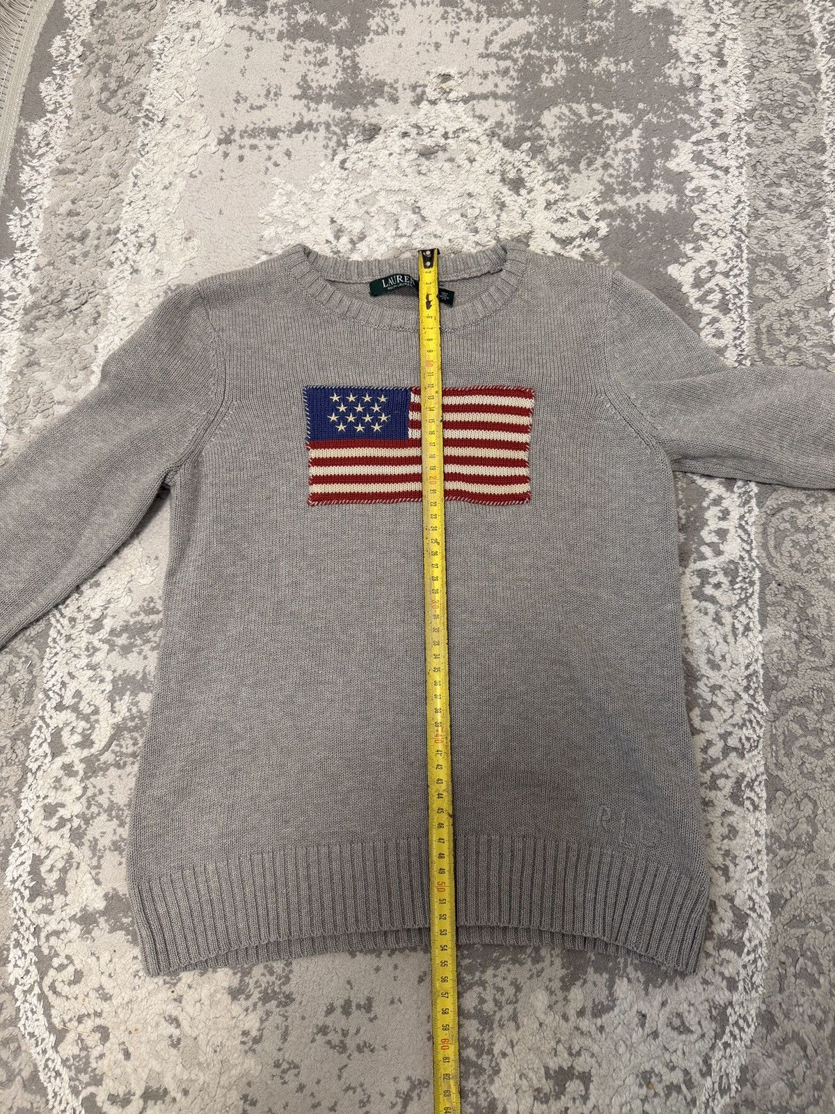 Polo Ralph Lauren Polo ralph lauren USA sweater knit cotton navy flag Size US S / EU 44-46 / 1 - 8 Thumbnail