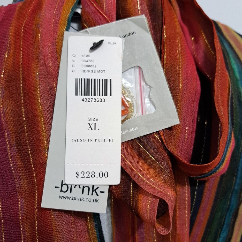 Anthropologie Anthropologie Blank London Halterneck Textured Metallic Maxi Size XL / US 12-14 / IT 48-50 - 9 Thumbnail