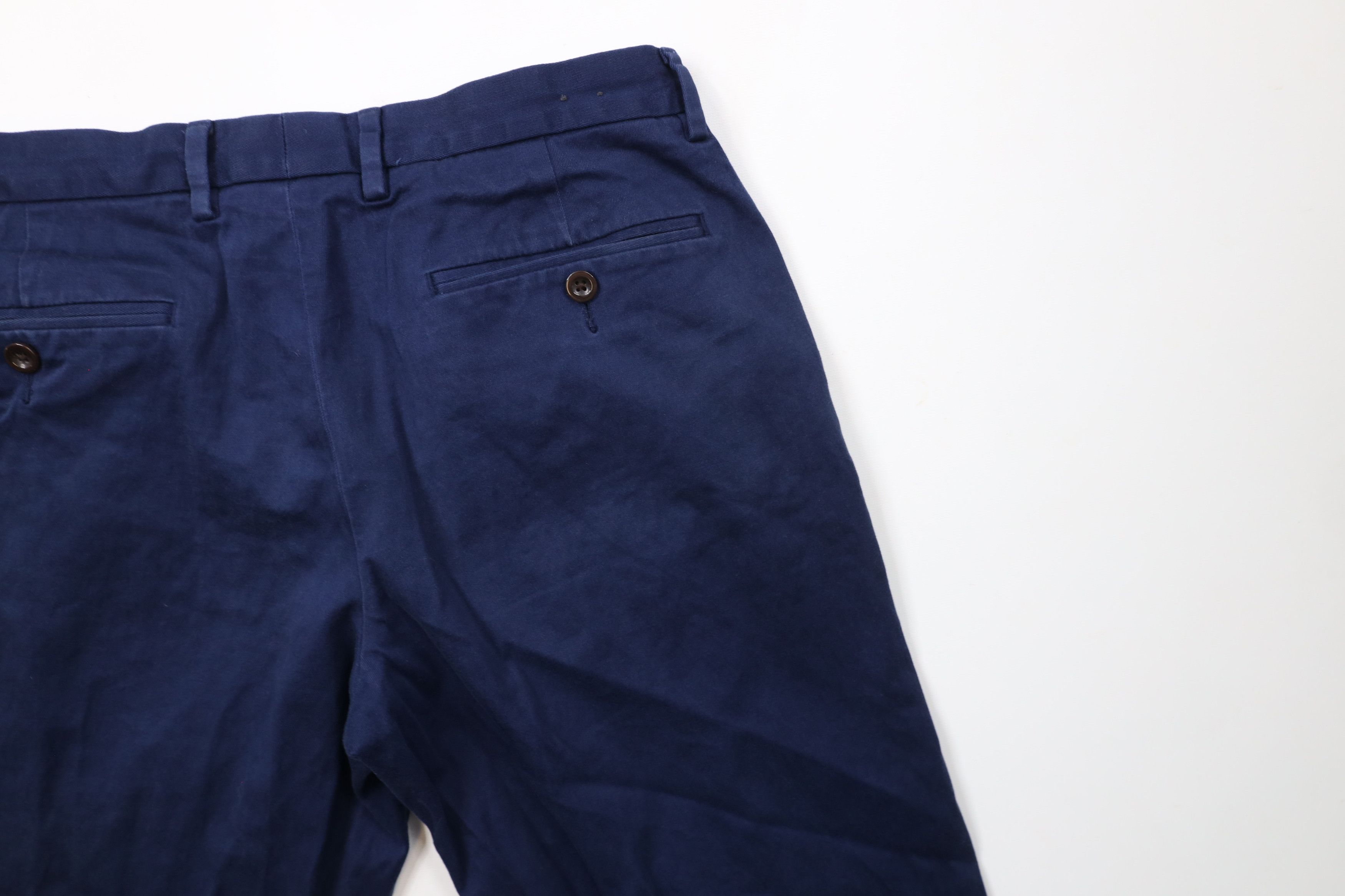 J.Crew × Vintage J Crew Bowery Stretch Slim Fit Chino Pants Trousers Blue Size US 31 - 14 Thumbnail