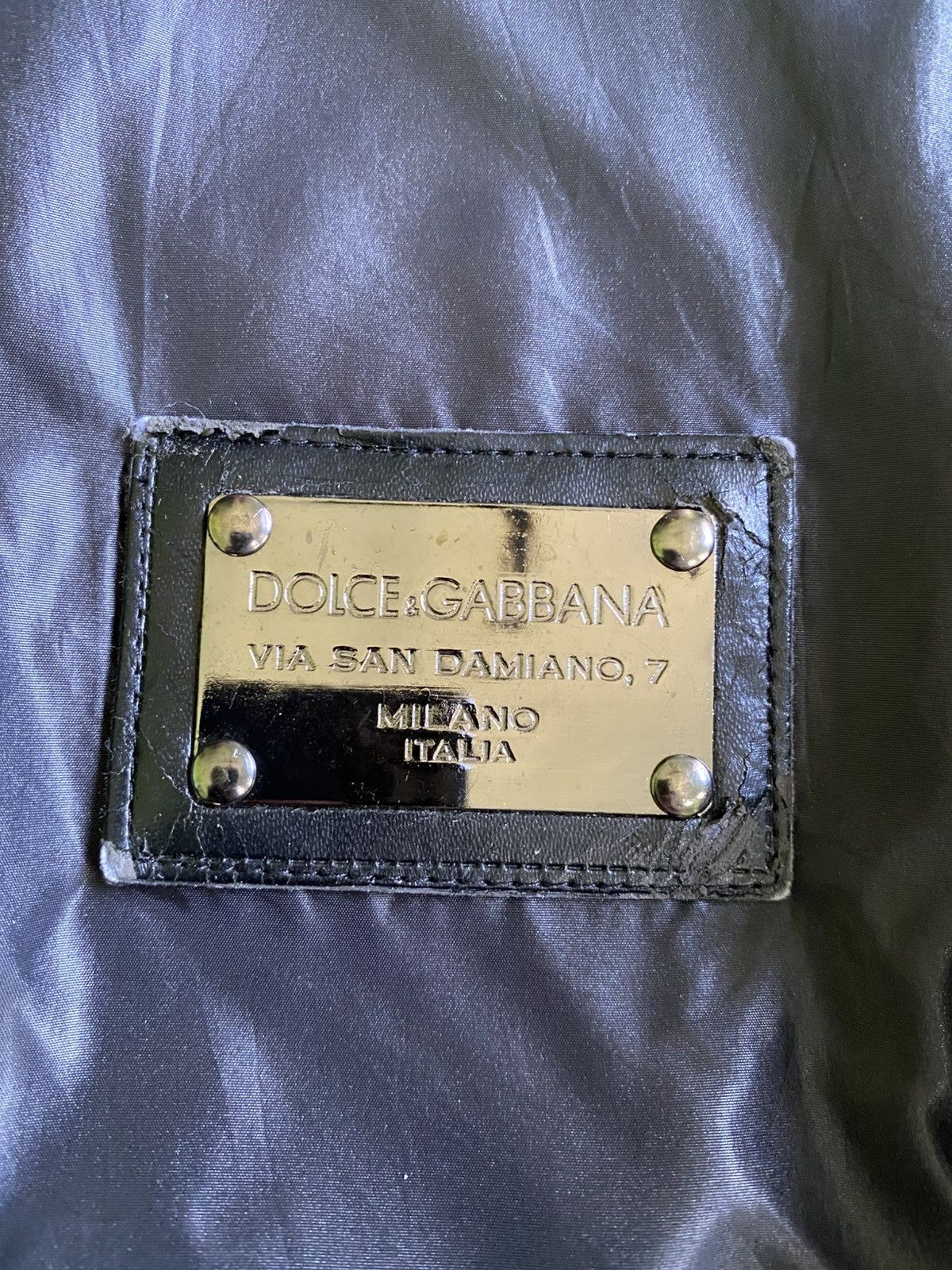 Dolce & Gabbana DOLCE&GABBANA NYLON PULLOVER ZIP UP BLACK JACKETS Size US M / EU 48-50 / 2 - 6 Thumbnail