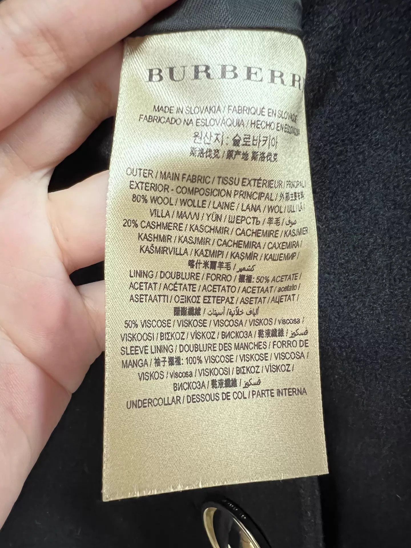 Burberry Burberry Metal Button Wool Coat 38 99 New Size S / US 4 / IT 40 - 6 Thumbnail