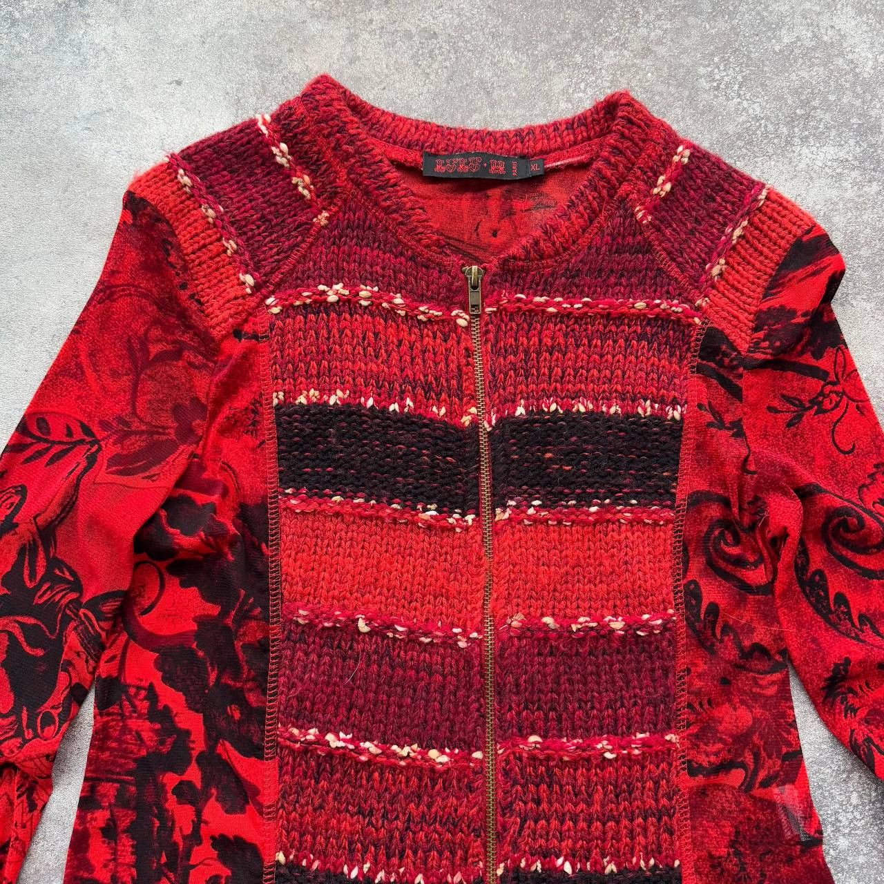 Hysteric Glamour Jean Paul Gaultier Style Mesh Avant Garde Long Sleeve Top Size XL / US 12-14 / IT 48-50 - 4 Thumbnail