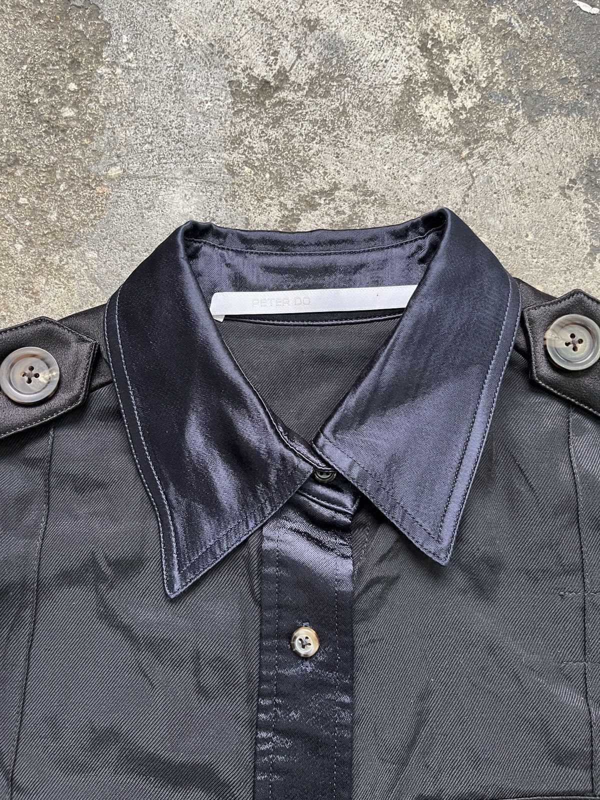 Peter Do Peter Do Silk Button Up Polo Shirt (unisex) Size US M / EU 48-50 / 2 - 2 Thumbnail