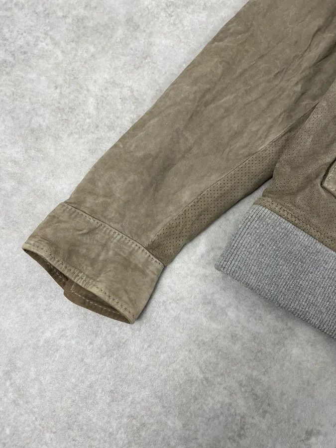 Dolce & Gabbana 2000s Dolce & Gabbana Grey Suede Leather Jacket Size US M / EU 48-50 / 2 - 6 Thumbnail