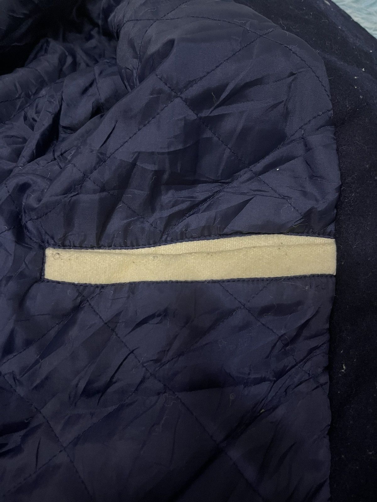 Vintage Vintage 76 Lubricant Wool Varsity Jacket Size US S / EU 44-46 / 1 - 12 Thumbnail