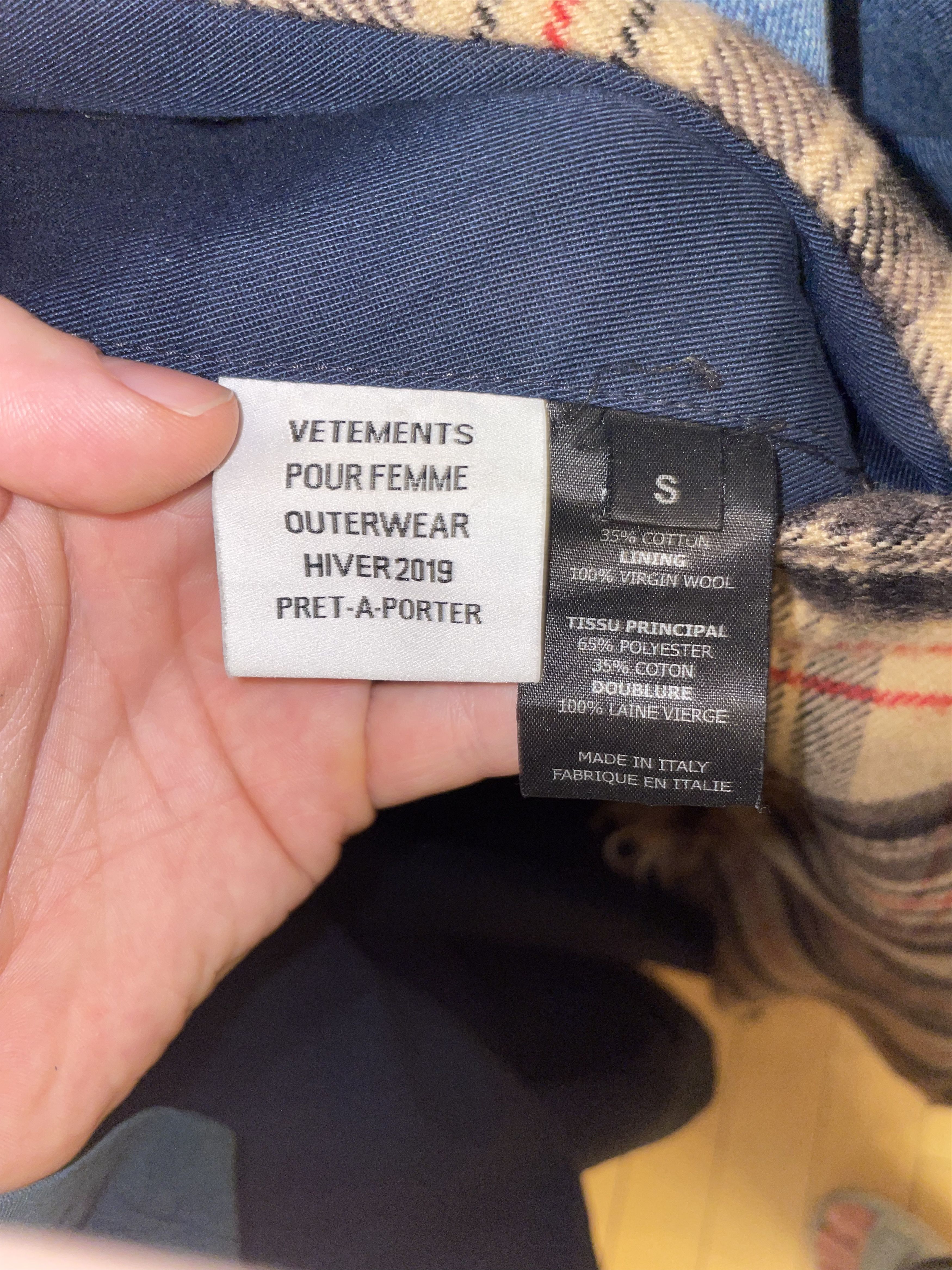 Vetements Vetements Runway Inside Out coat Size S / US 4 / IT 40 - 5 Thumbnail