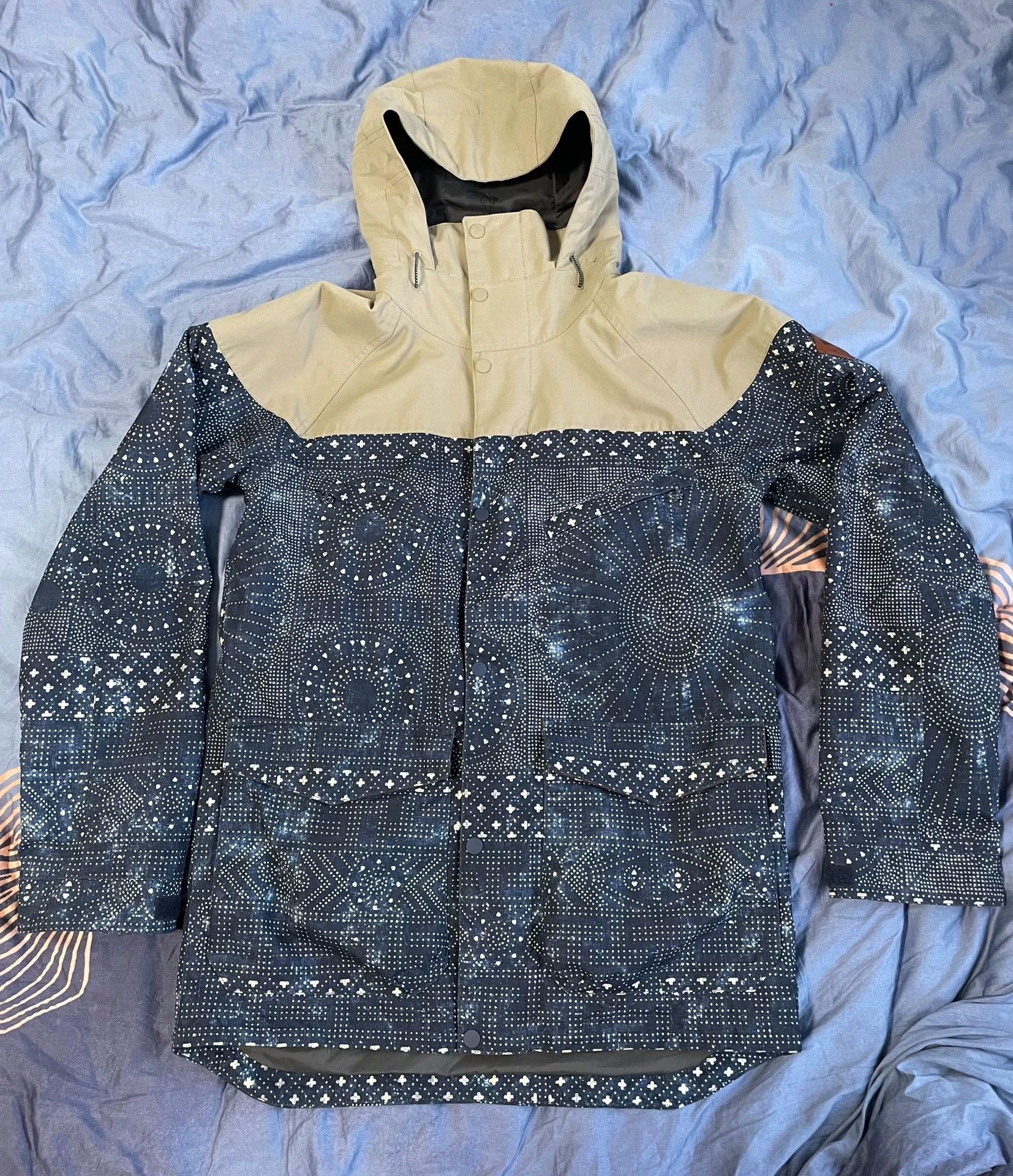 Burton BURTON Snow Jkt w/ Snow Gaiters, Distressed Print, S, New Size US S / EU 44-46 / 1 - 1 Thumbnail